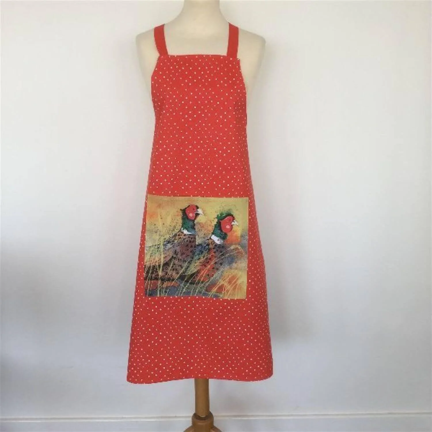 Alex Clark Cotton Apron - Pheasants