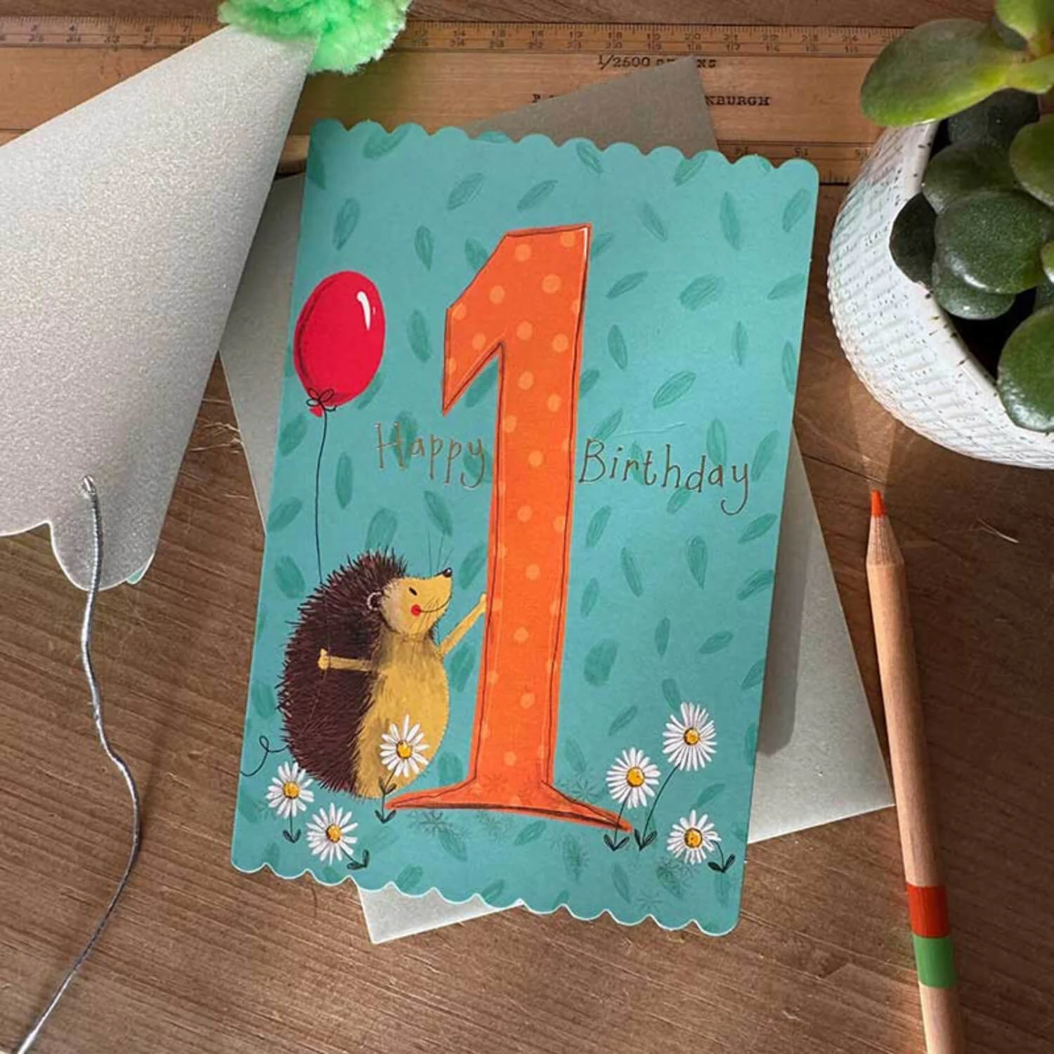Alex Clark Doodles 1st Birthday Card - Image 2