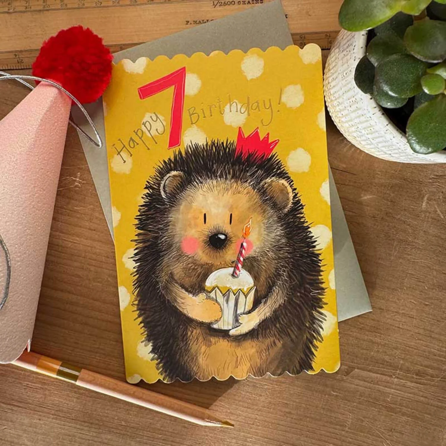 Alex Clark Doodles 7th Birthday Card - Image 2
