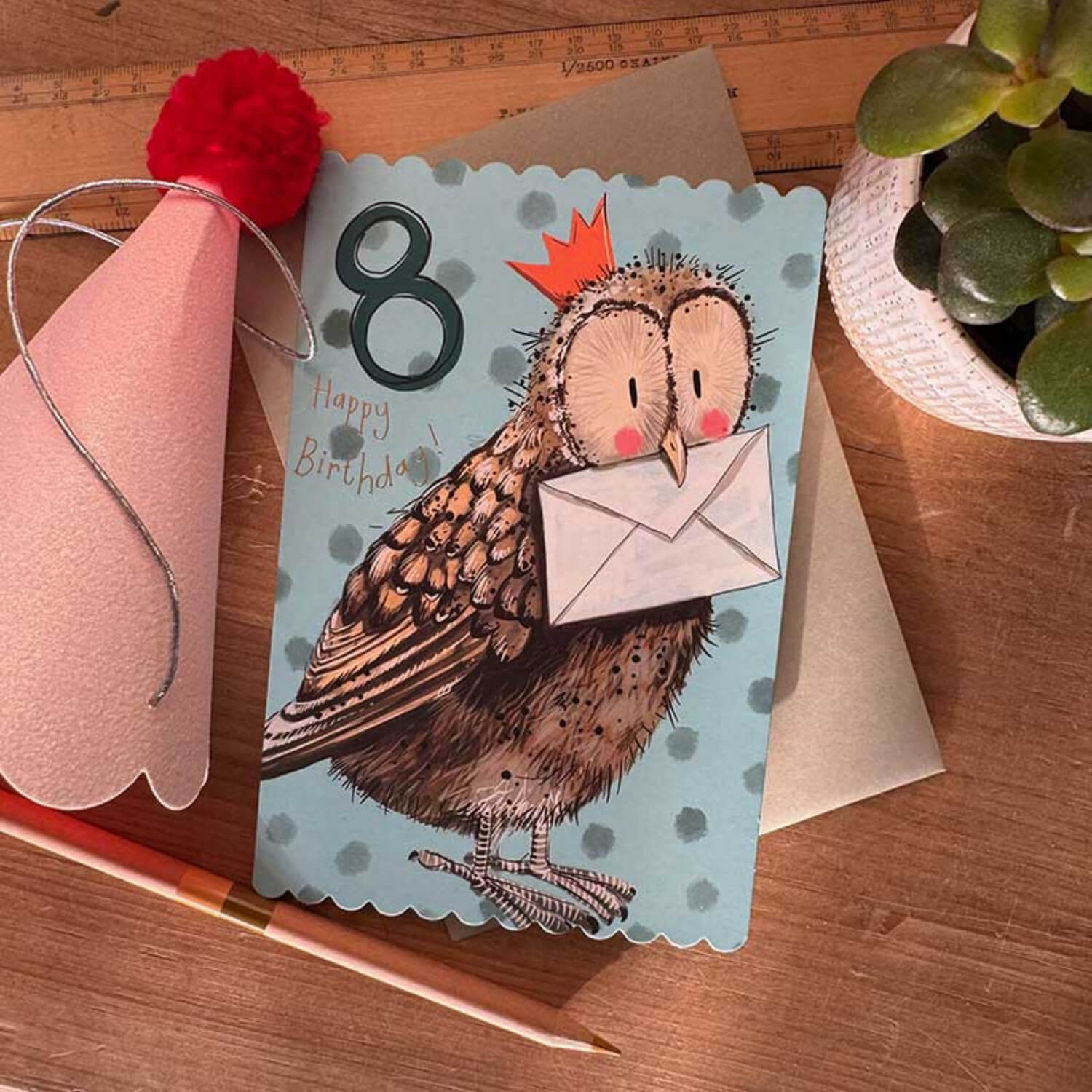 Alex Clark Doodles 8th Birthday Card - Image 2