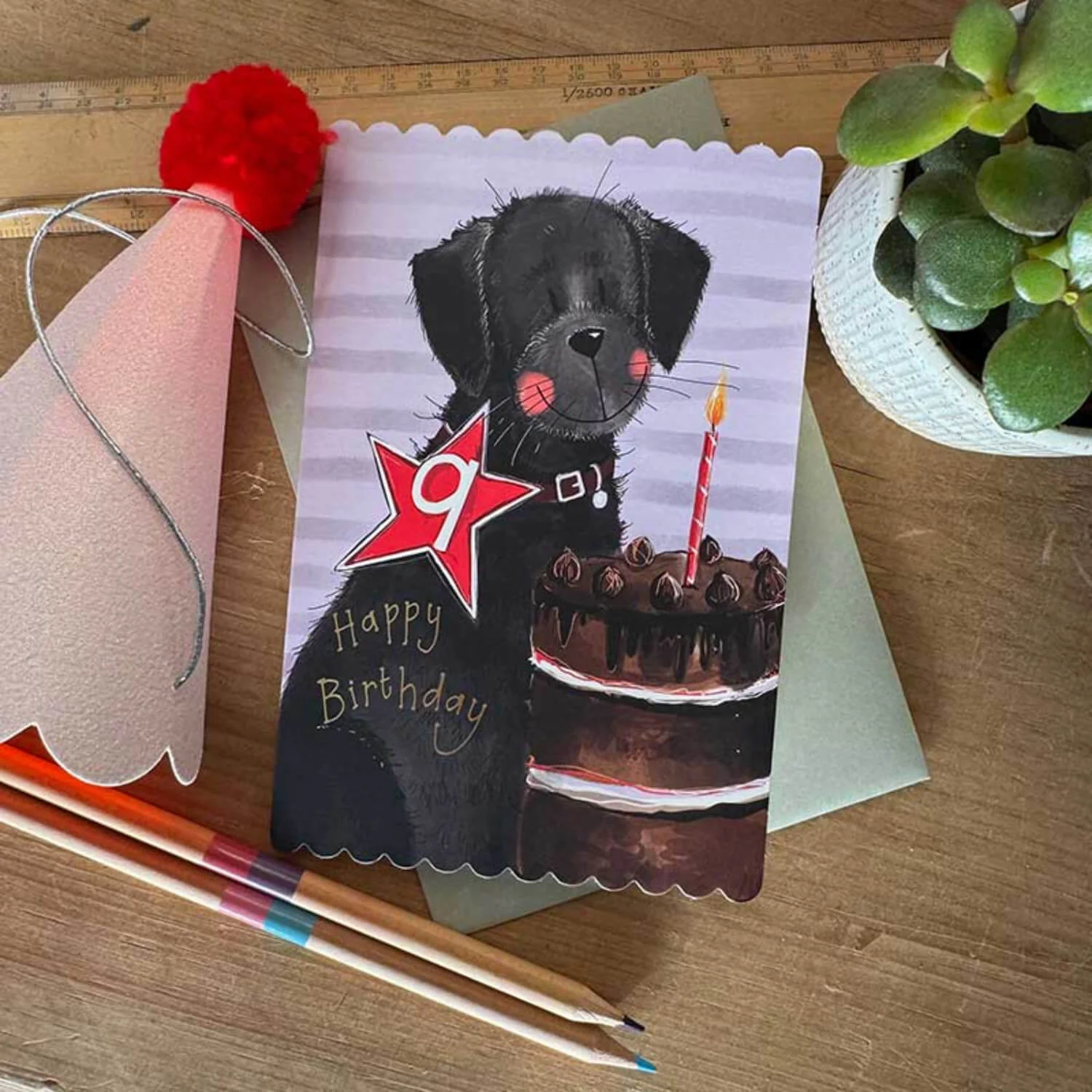 Alex Clark Doodles 9th Birthday Card - Image 2
