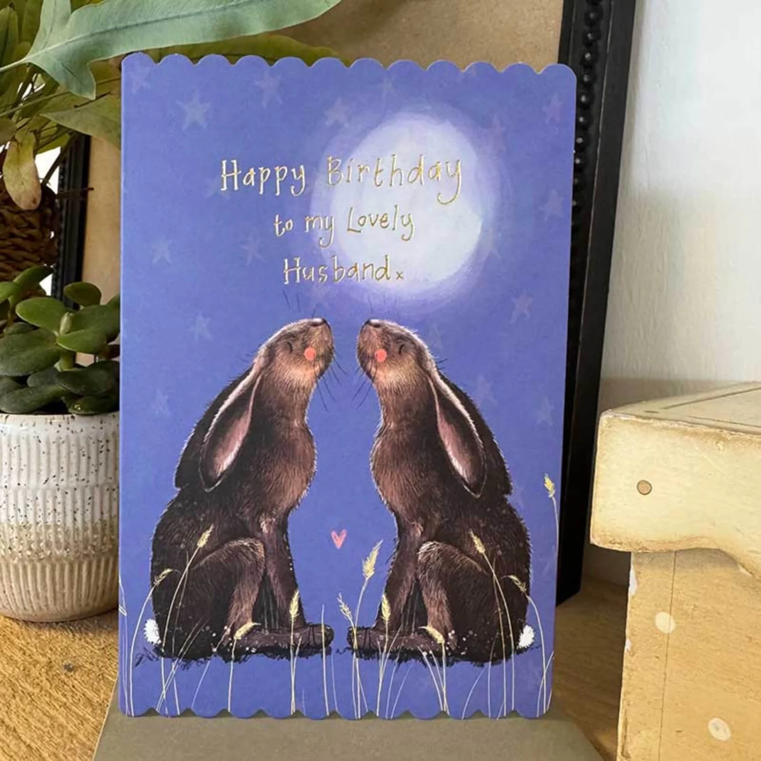 Alex Clark Doodles Card - Husband Birthday - Stargazers