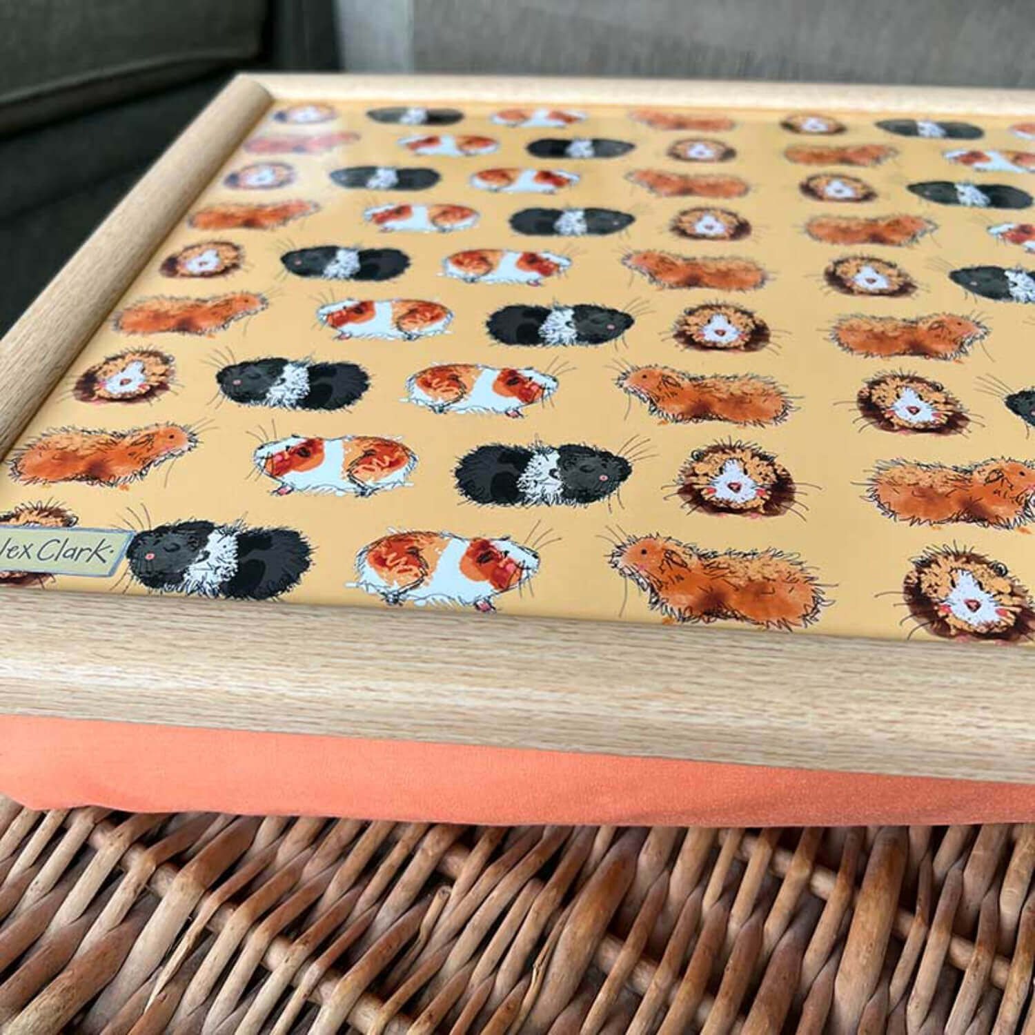 Alex Clark Lap Tray - Guinea Pigs - Image 2