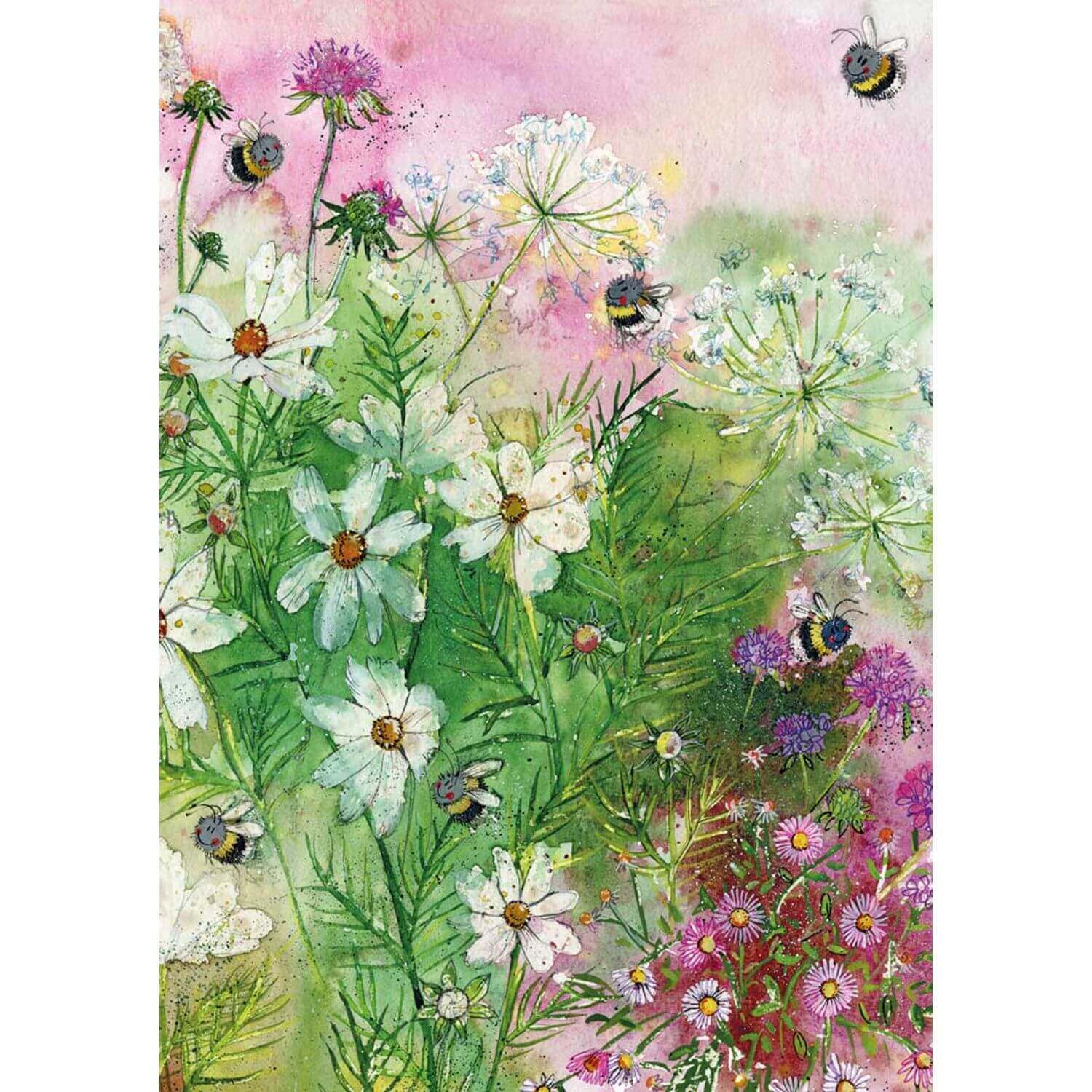 Alex Clark Large Chunky Notebook - Summer Bees - Image 2