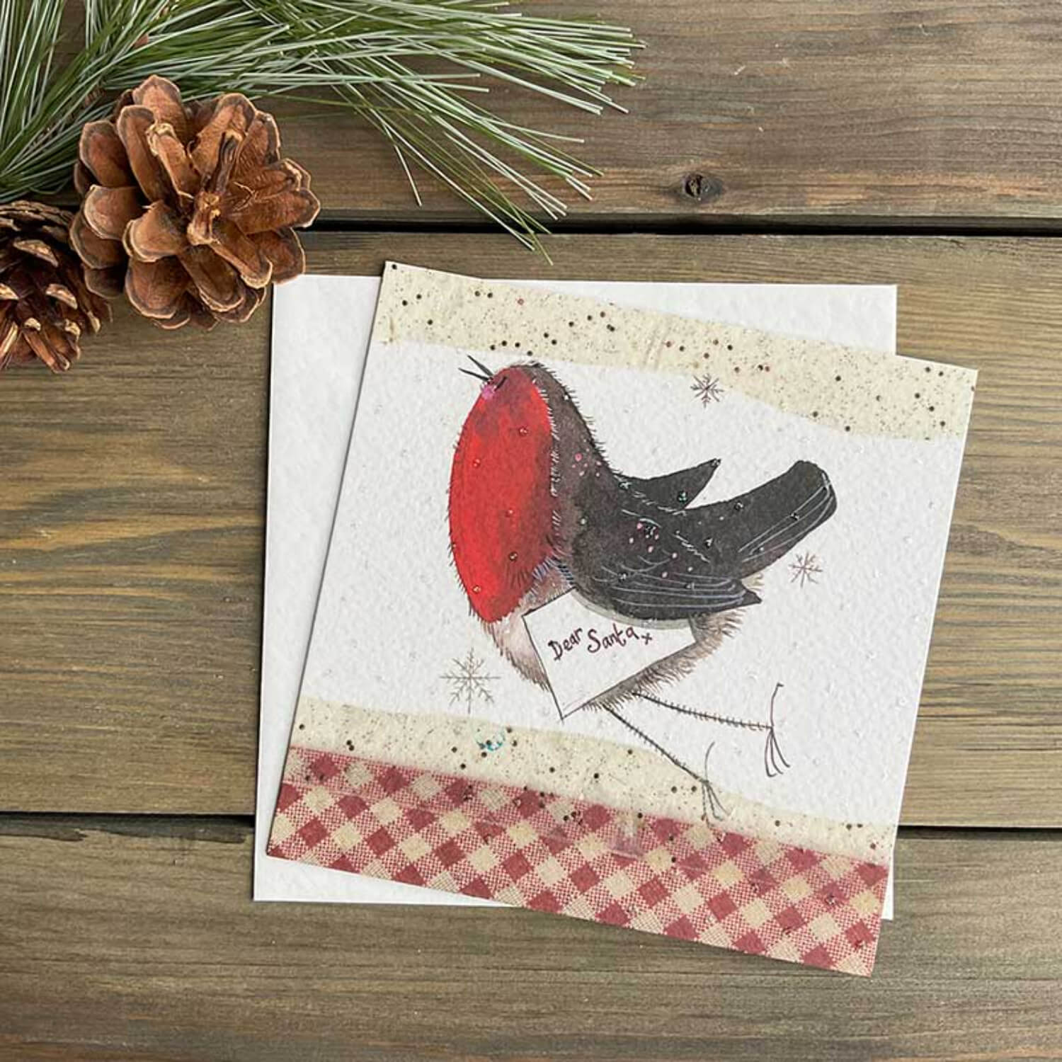 Alex Clark Little Sparkle Christmas Card - Dear Santa