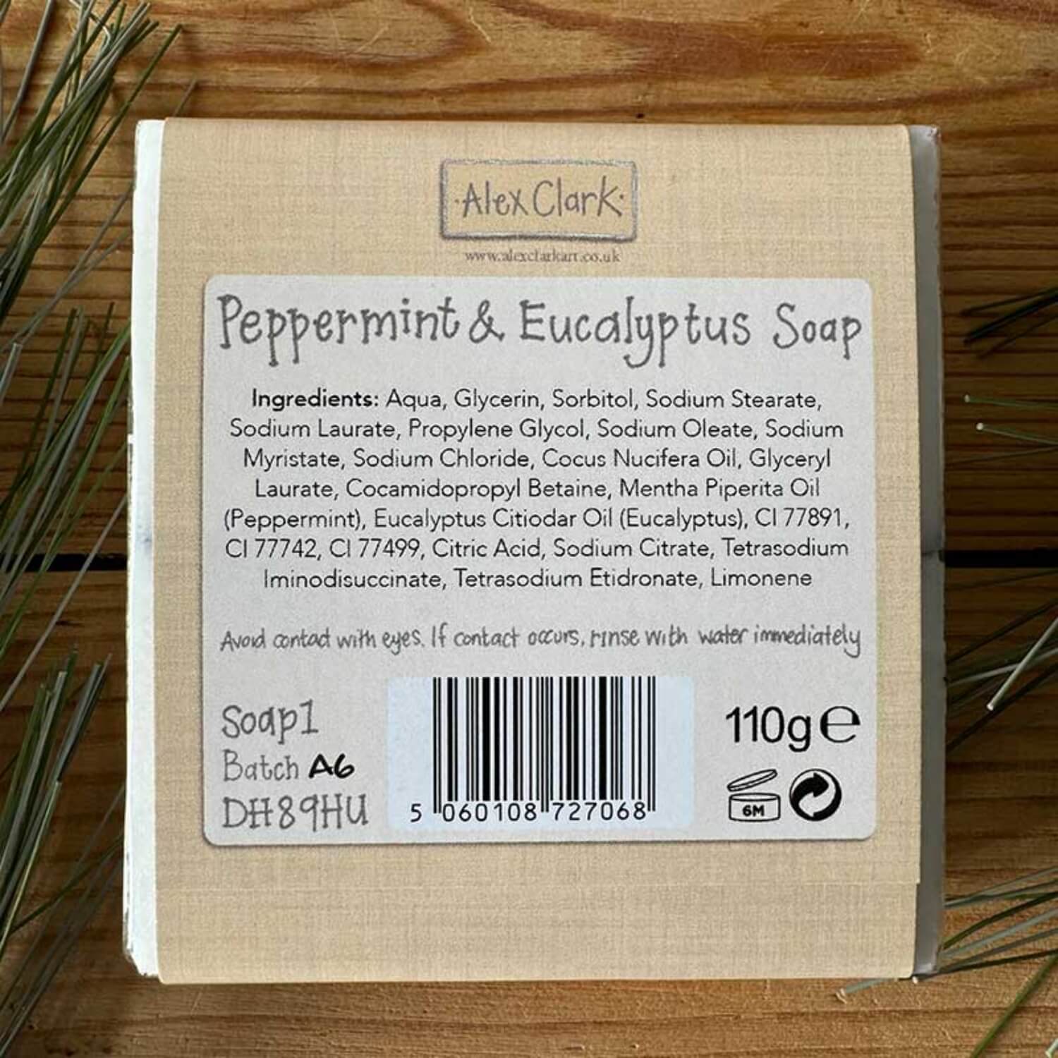 Alex Clark Love You To The Moon & Back Handmade Soap - Peppermint & Eucalyptus - Image 2