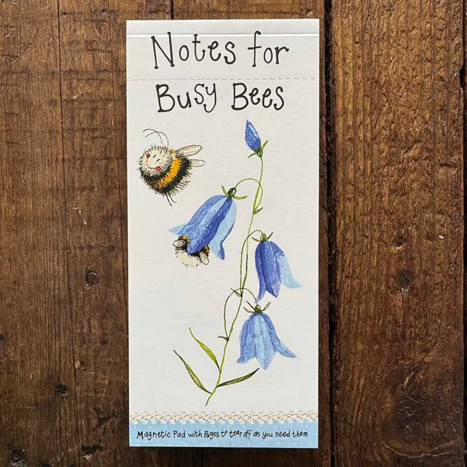 Alex Clark Magnetic To Do List - Bees & Harebells