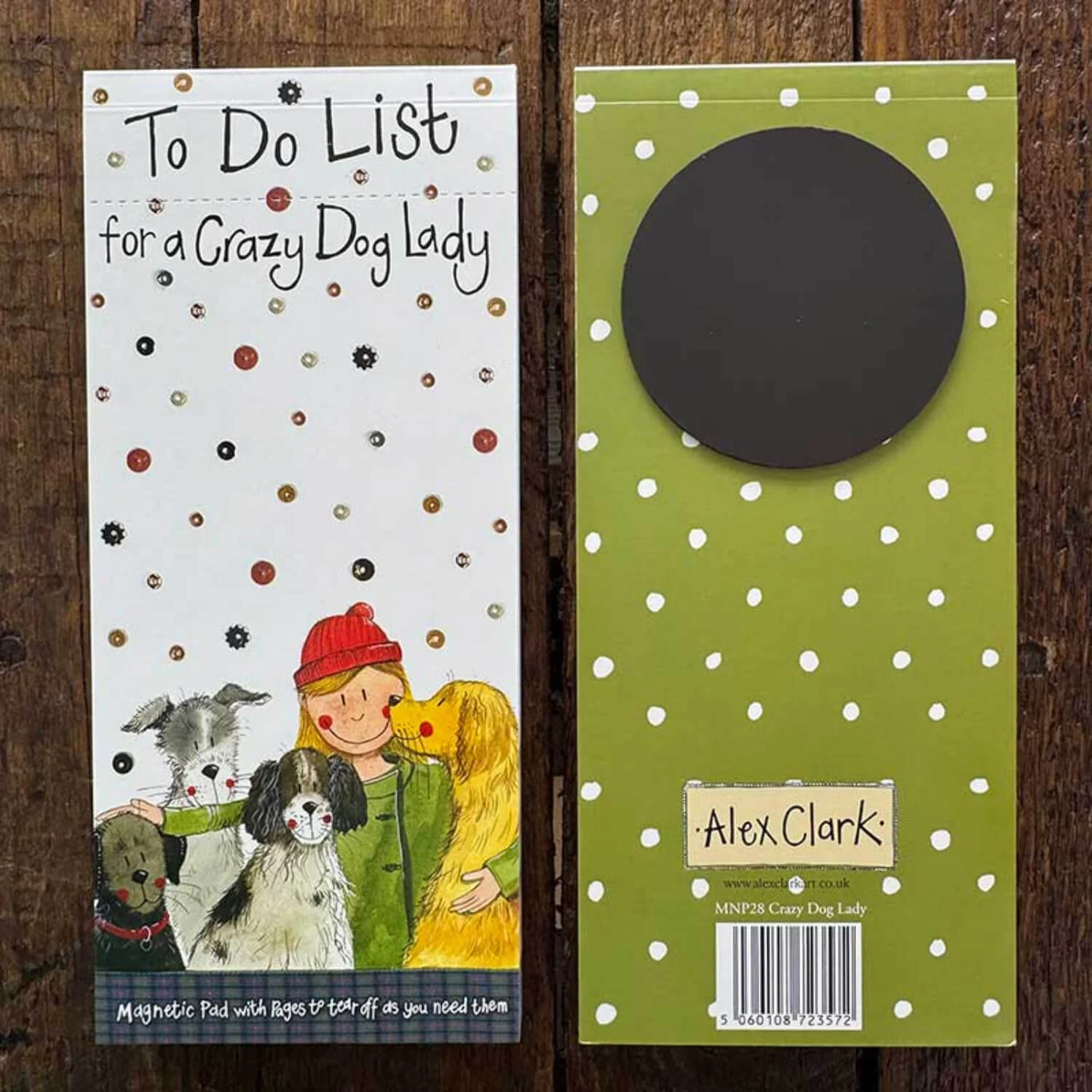 Alex Clark Magnetic To Do List - Crazy Dog Lady - Image 3