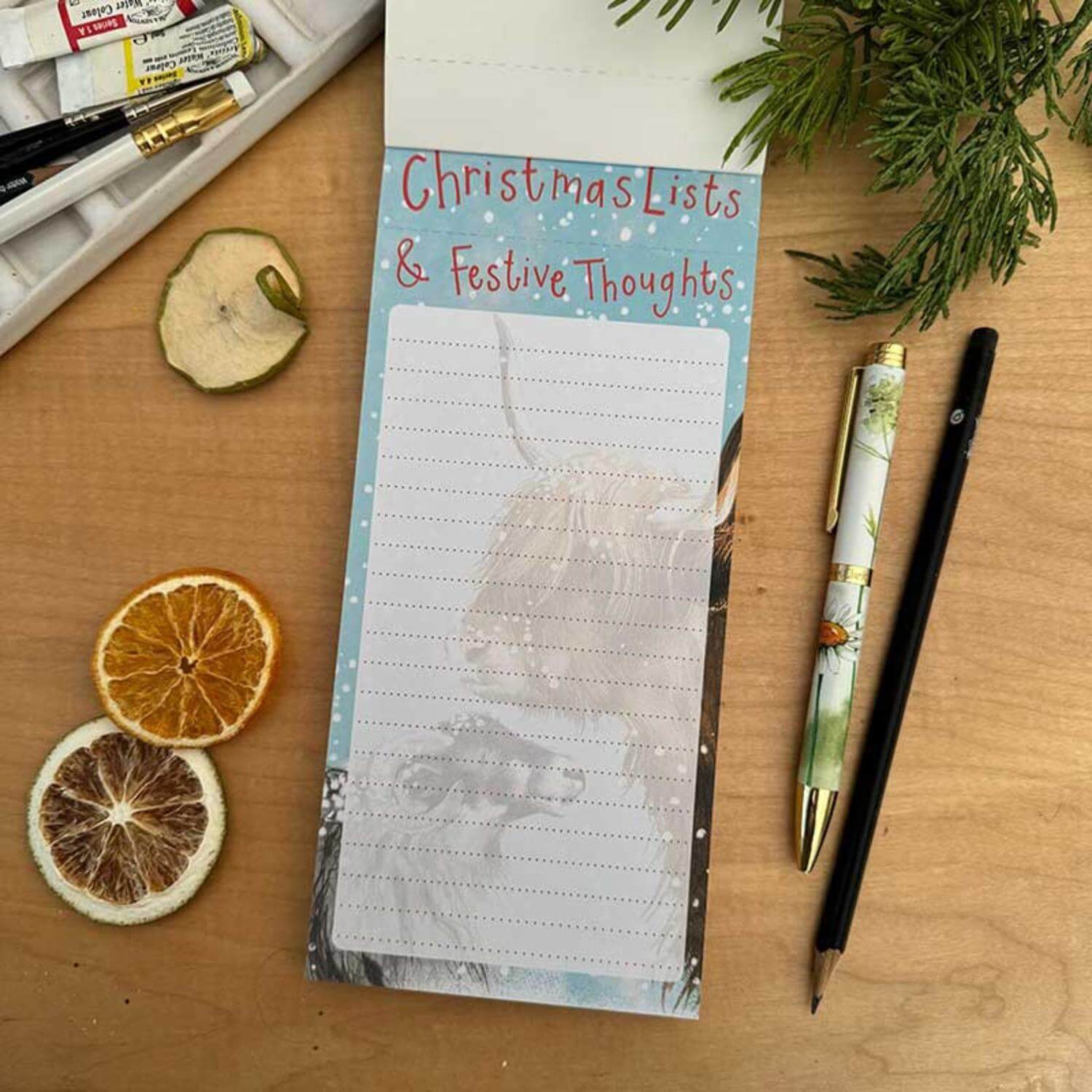 Alex Clark Christmas Magnetic To Do List - Festive Farm - Image 2