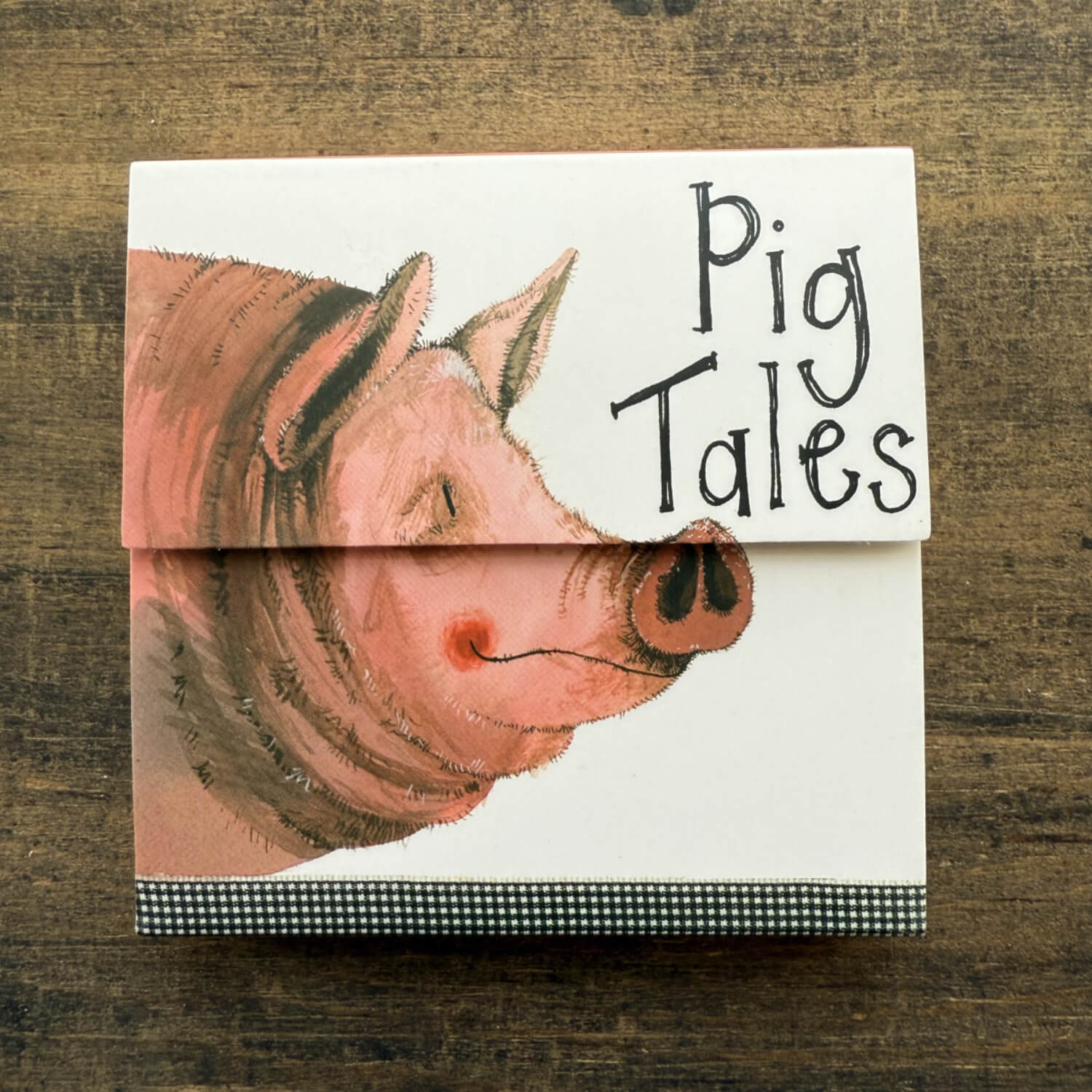Alex Clark Mini Magnetic Close Notepad - Pig Tales