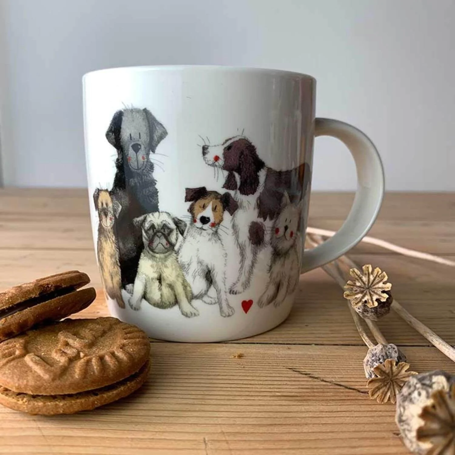 Alex Clark Mug - Dogs Together
