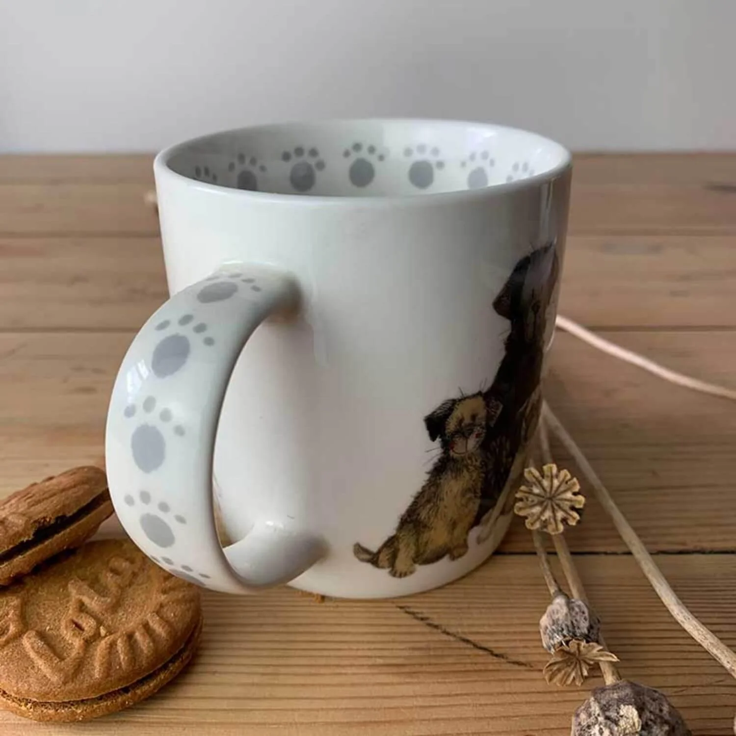 Alex Clark Mug - Dogs Together - Image 2