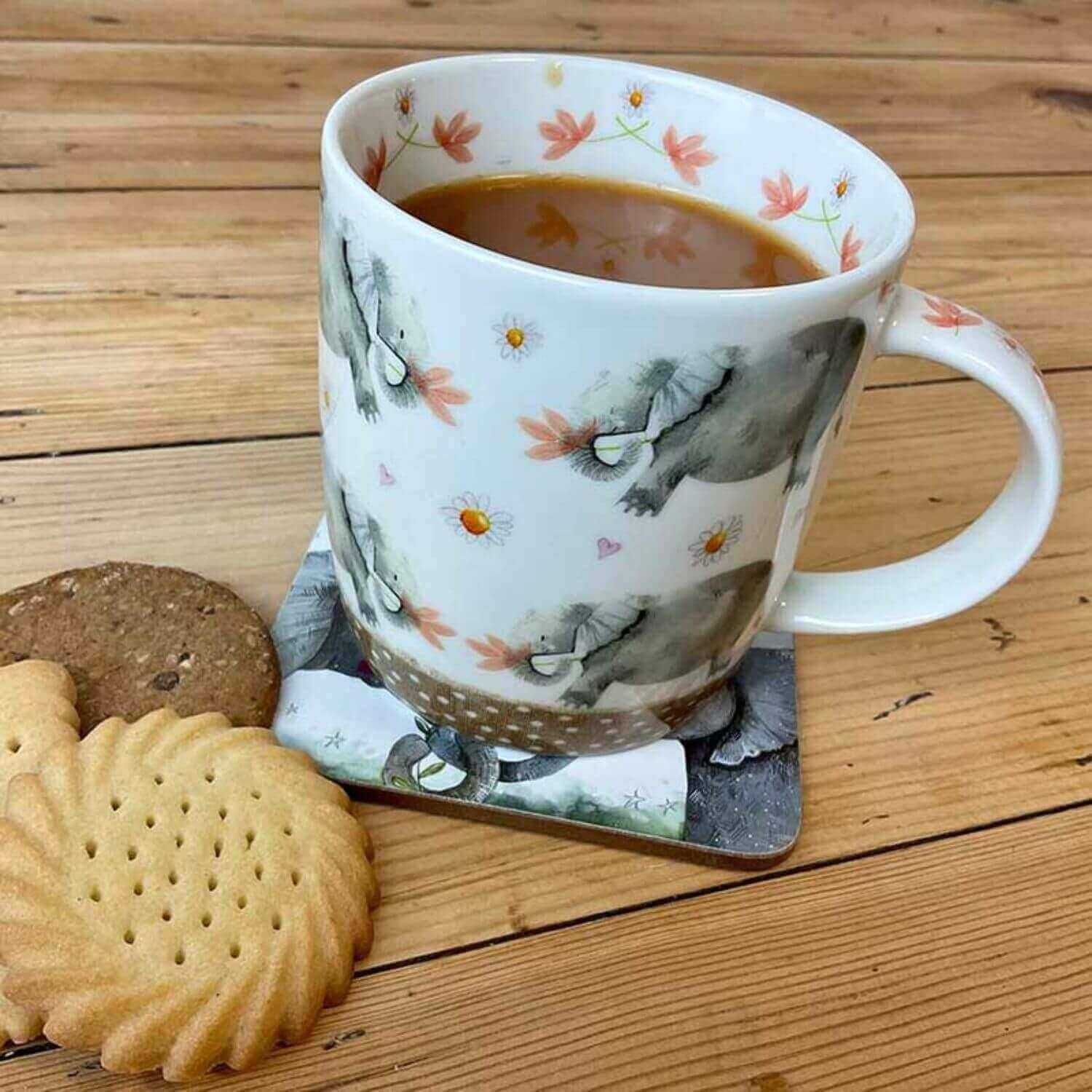 Alex Clark Mug - Elephants