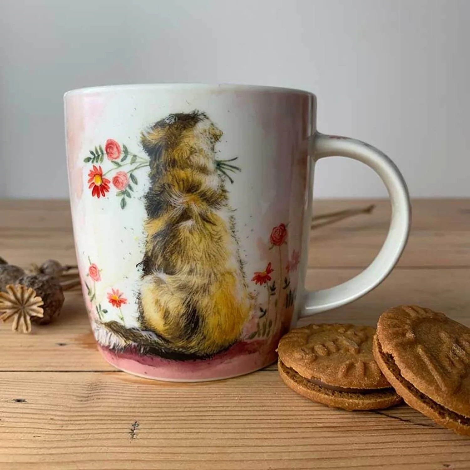 Alex Clark Mug - Goldie & Flowers