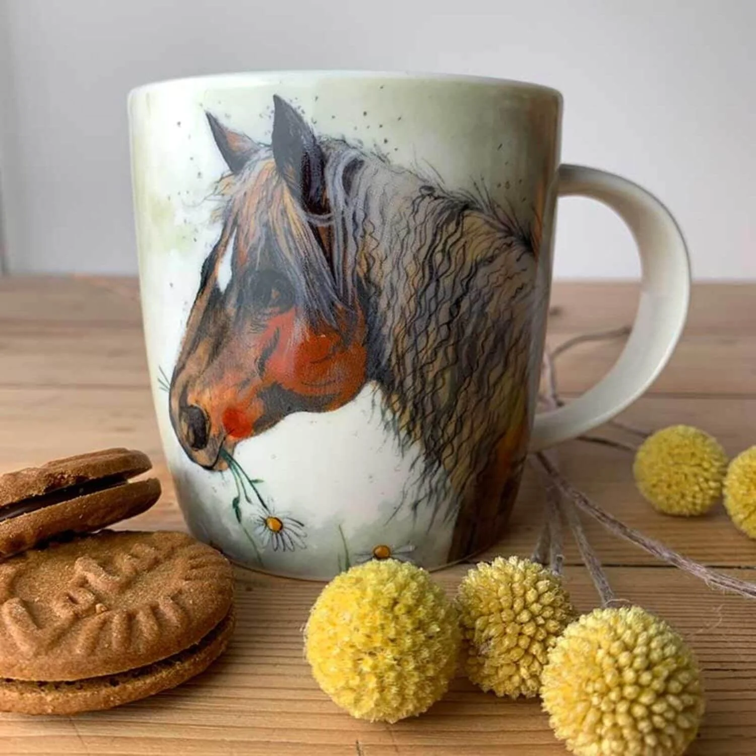 Alex Clark Mug - Horse & Flowers