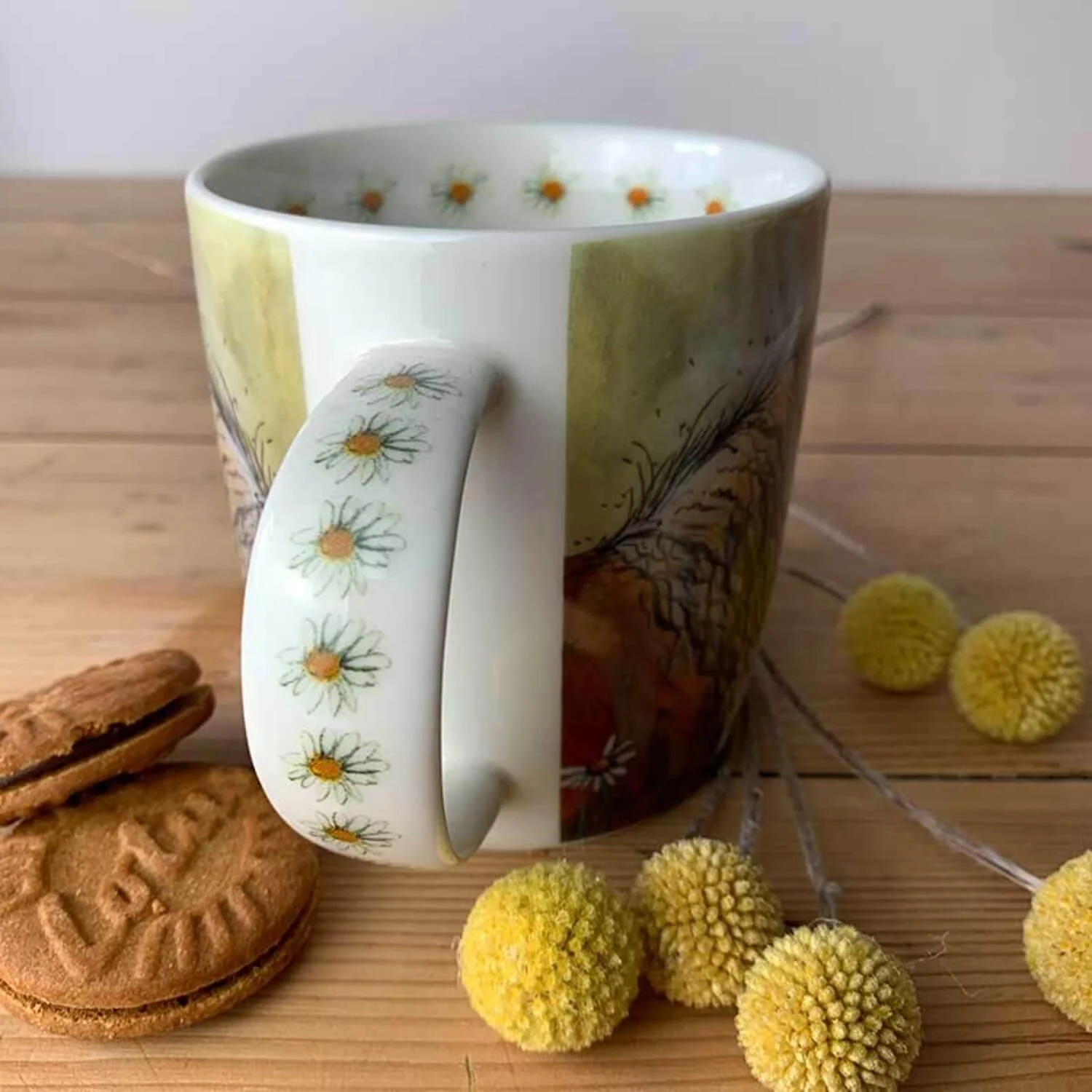 Alex Clark Mug - Horse & Flowers - Image 2