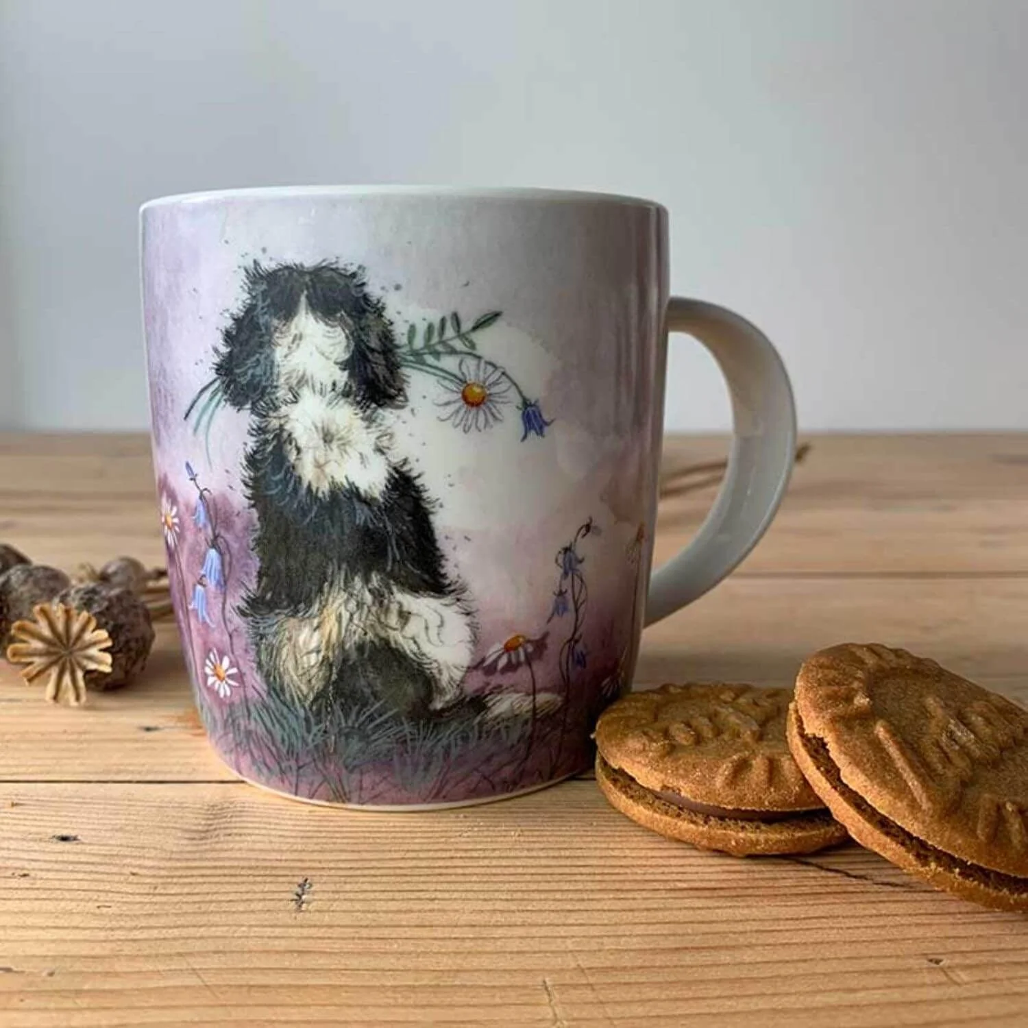 Alex Clark Mug - Spaniel & Flowers