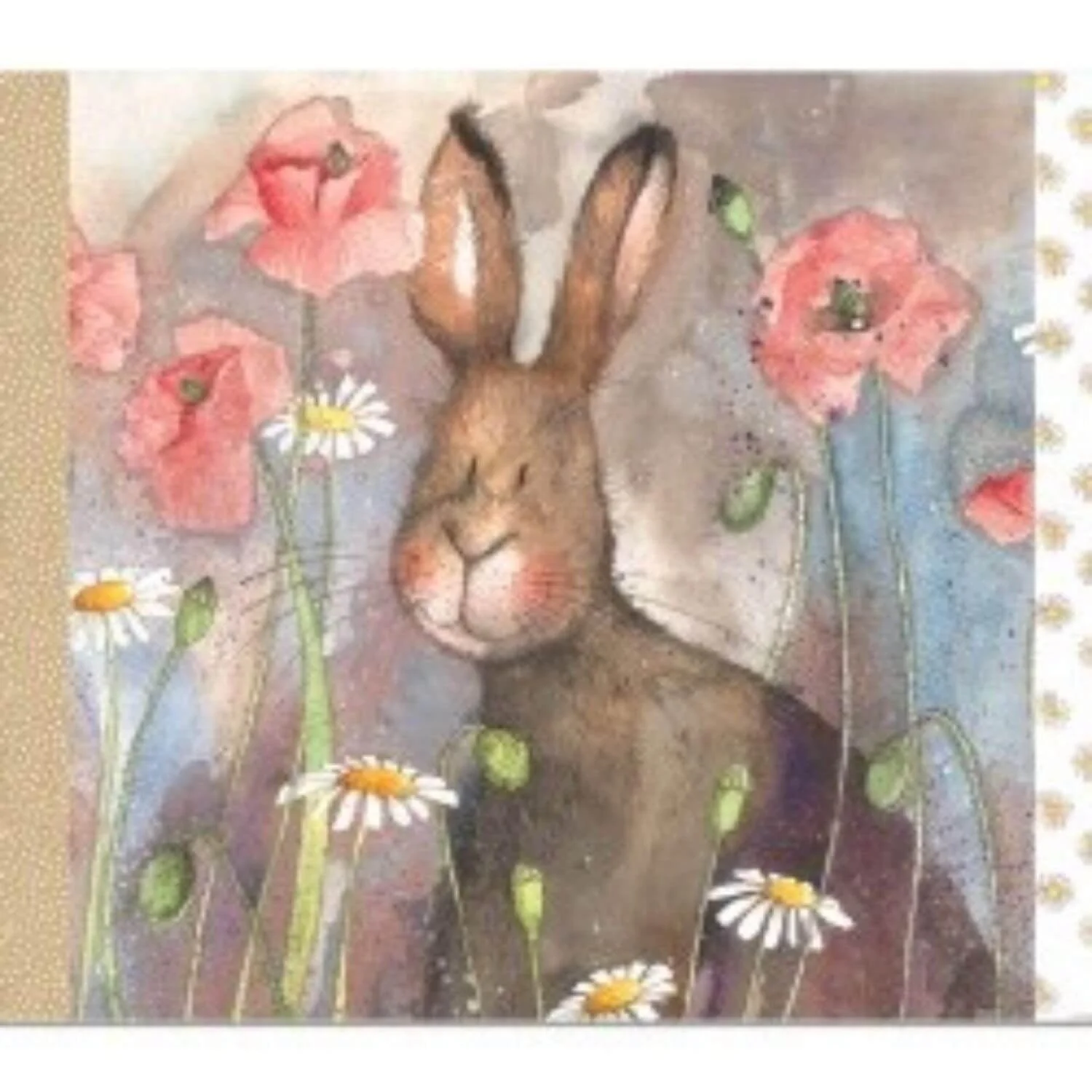 Alex Clark Placemat - Hare & Poppies