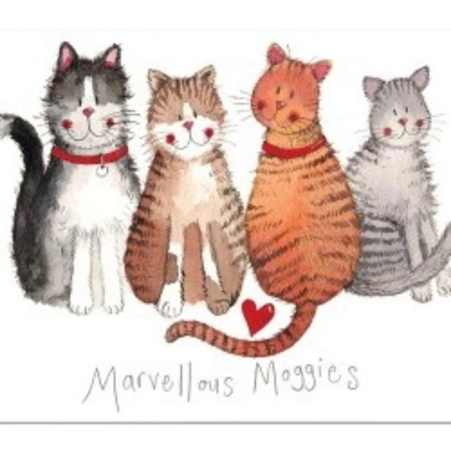 Alex Clark Placemat - Marvellous Moggies
