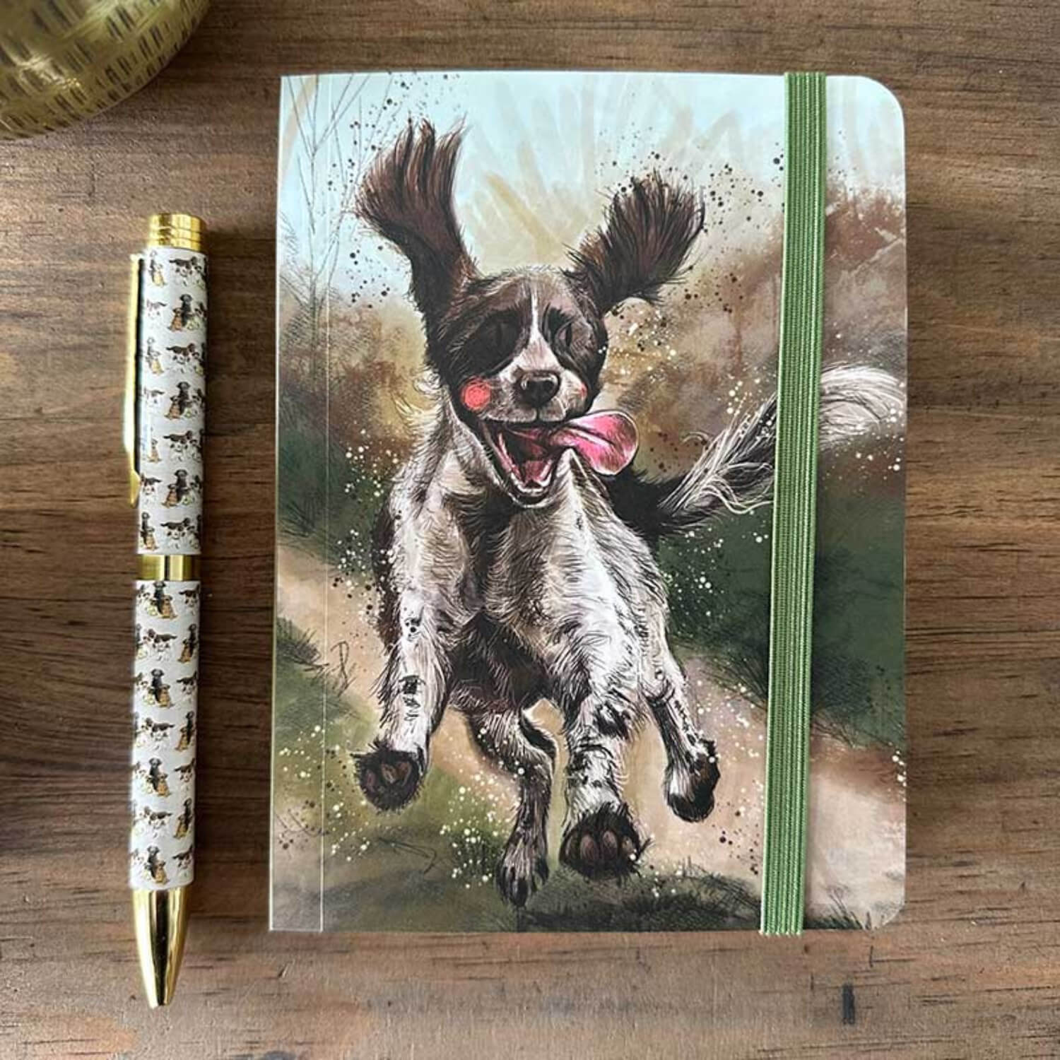 Alex Clark Small Chunky Notebook - Spaniel - Image 3