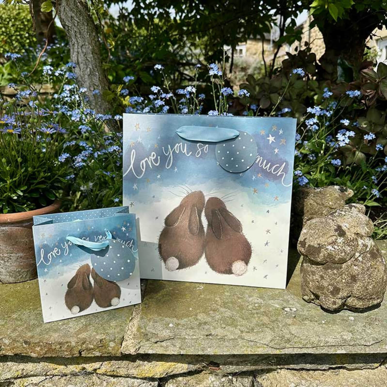 Alex Clark Small Gift Bag - Bunny Love - Image 3