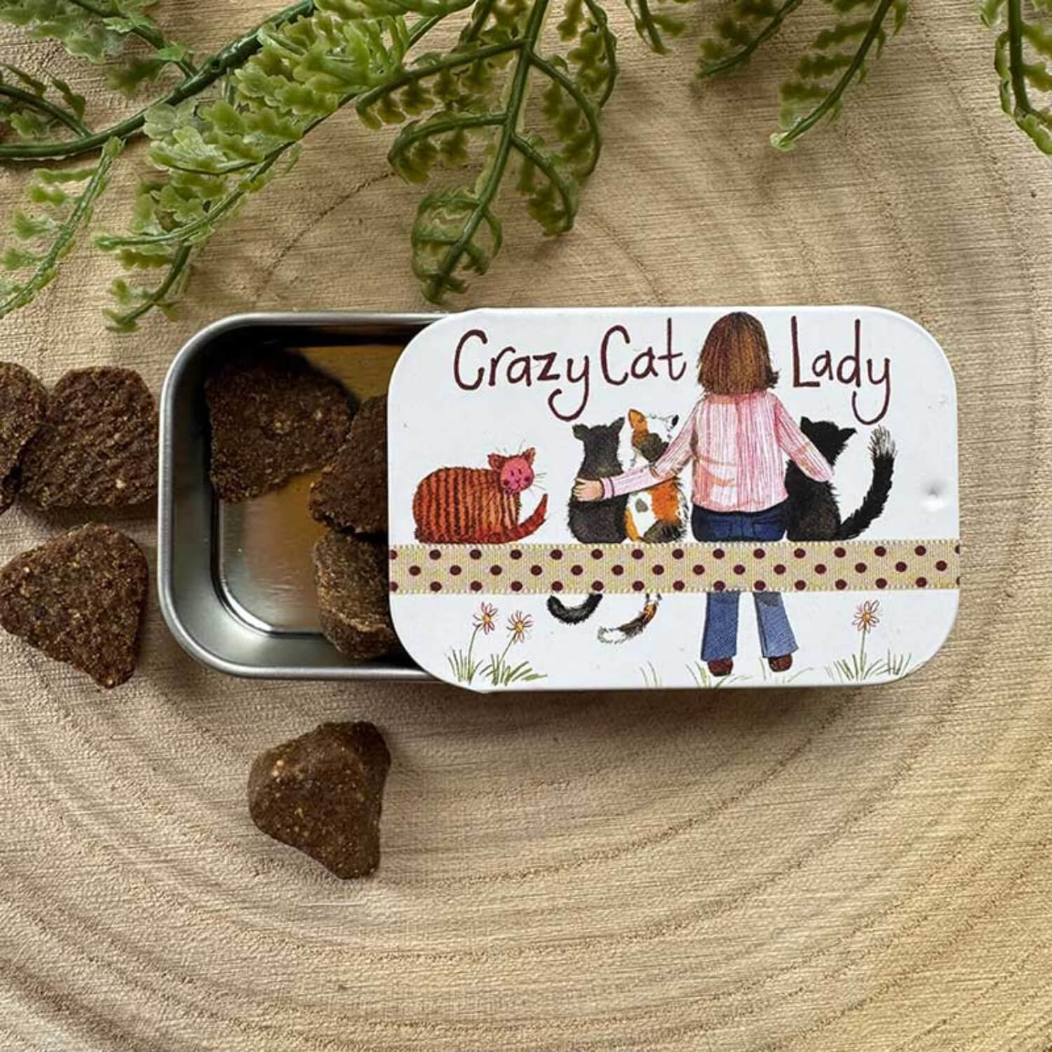 Alex Clark Small Sliding Tin - Crazy Cat Lady - Image 2