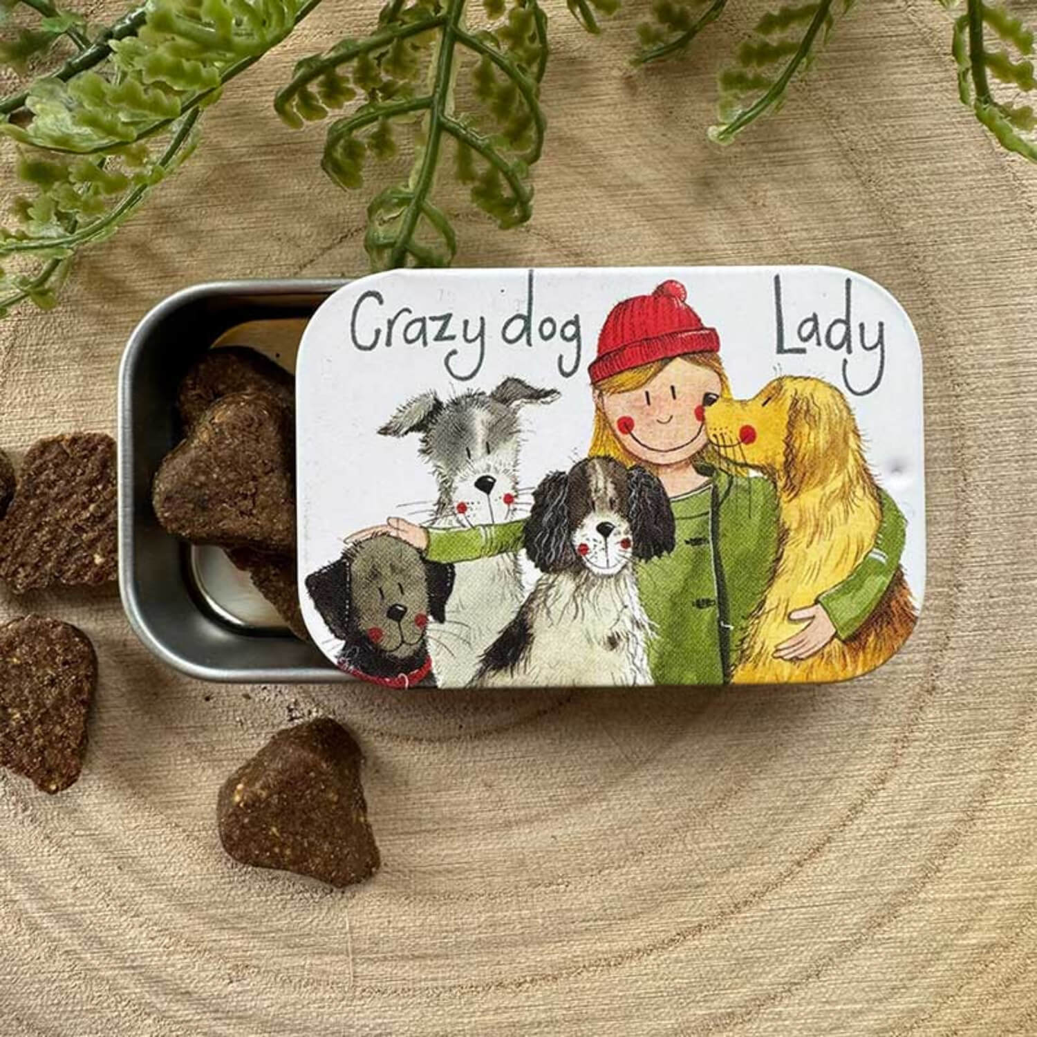 Alex Clark Small Sliding Tin - Crazy Dog Lady - Image 2