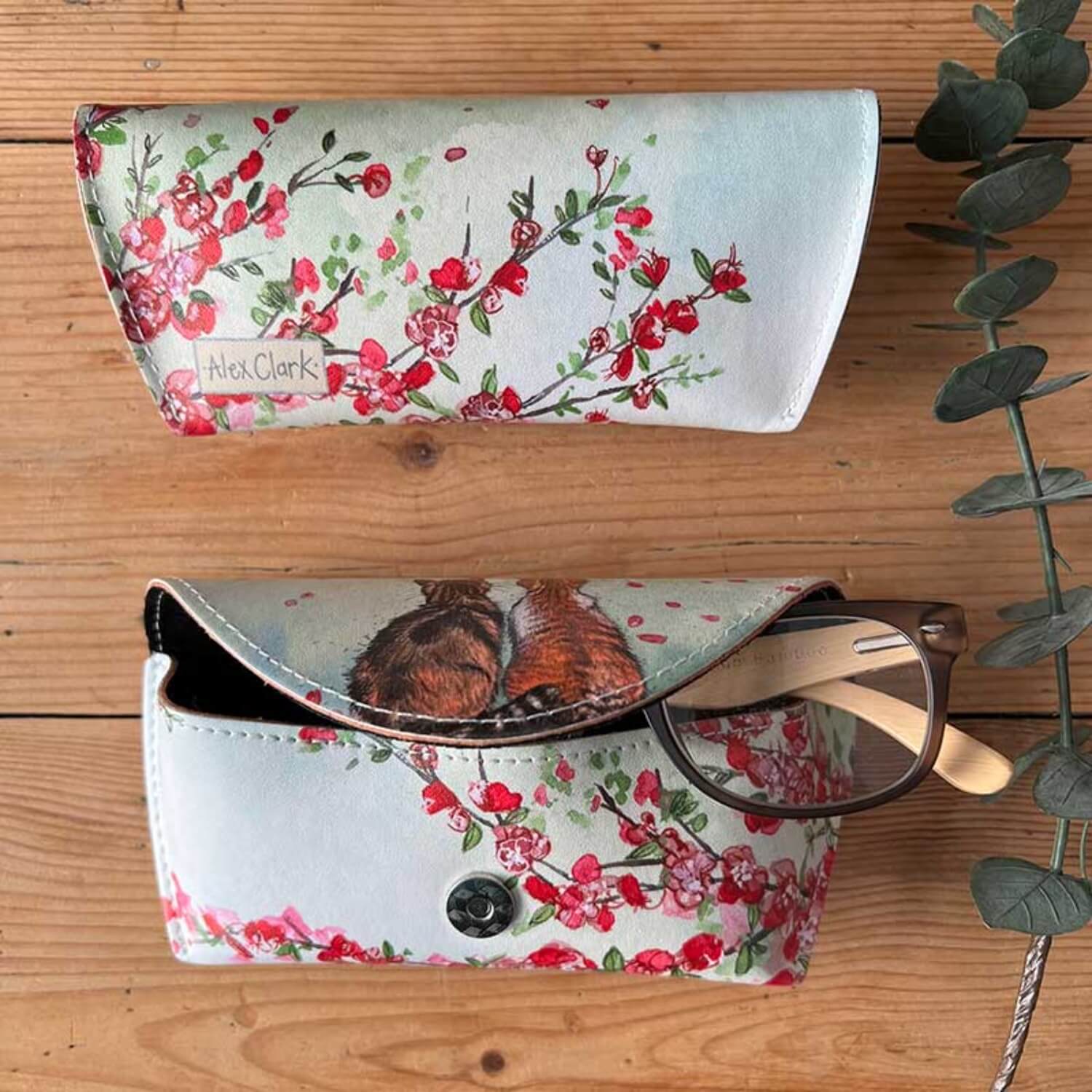Alex Clark Spectacle Case - Cats & Blossom - Image 2