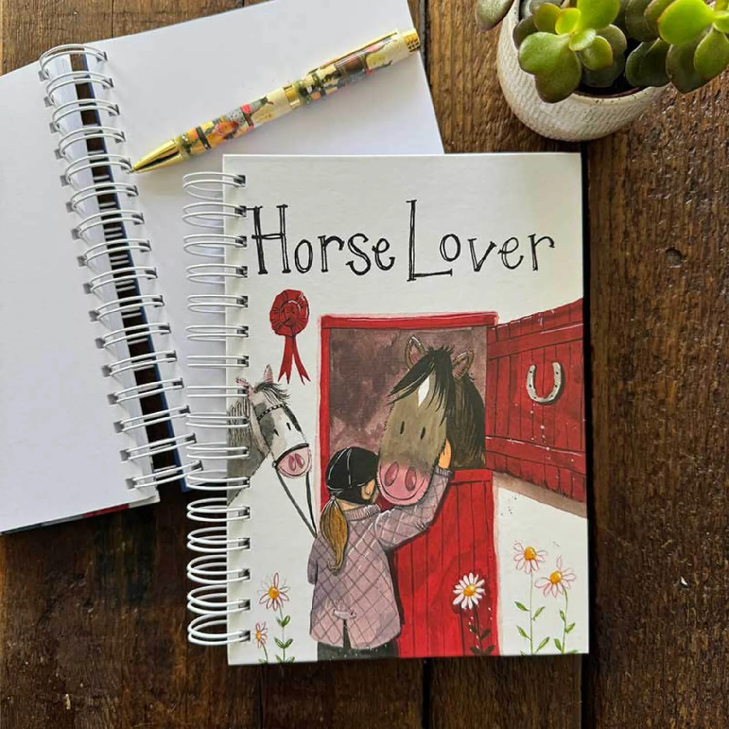 Alex Clark Spiral Journal - Horse Lover - Image 2
