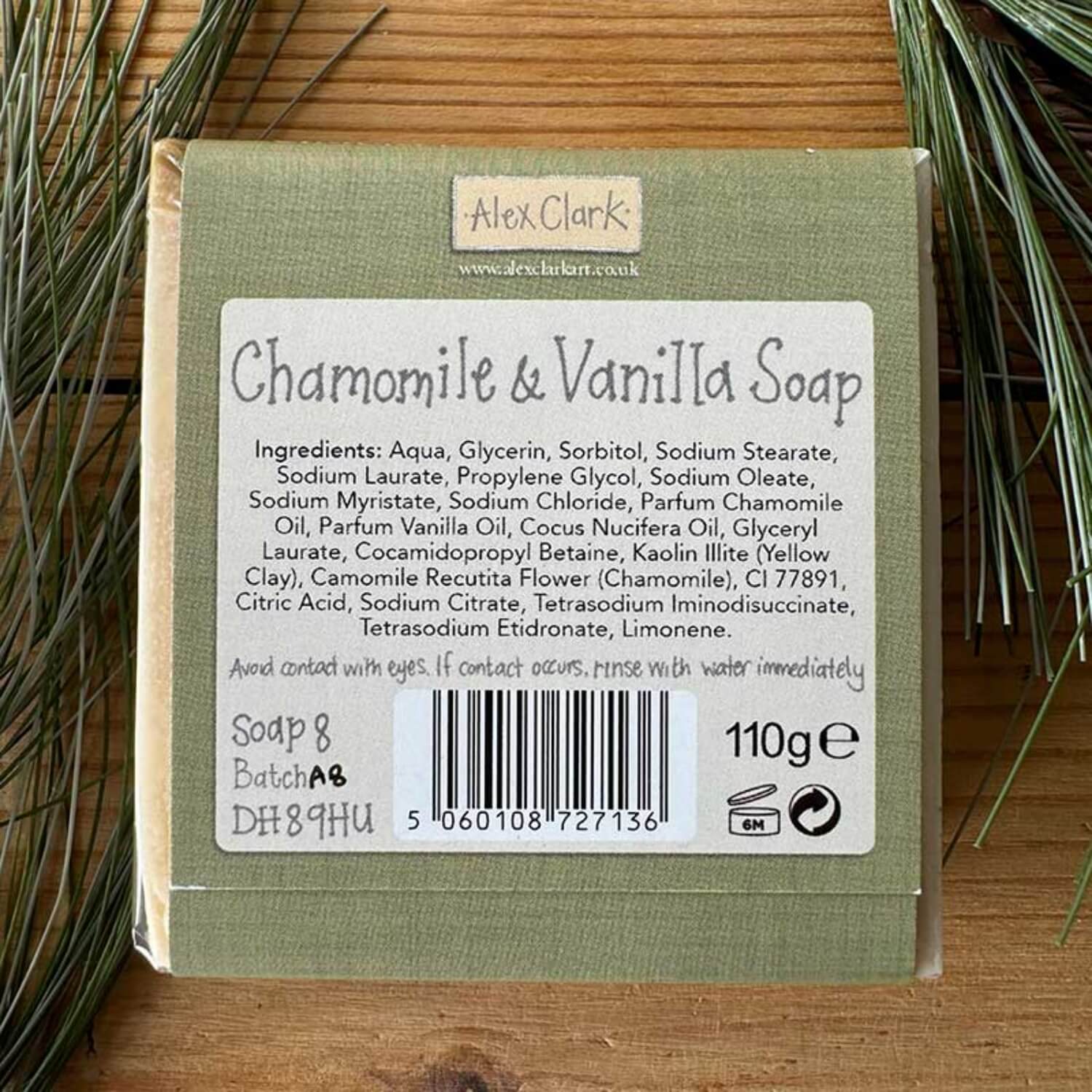 Alex Clark Spring Meadows Handmade Soap - Chamomile & Vanilla - Image 2