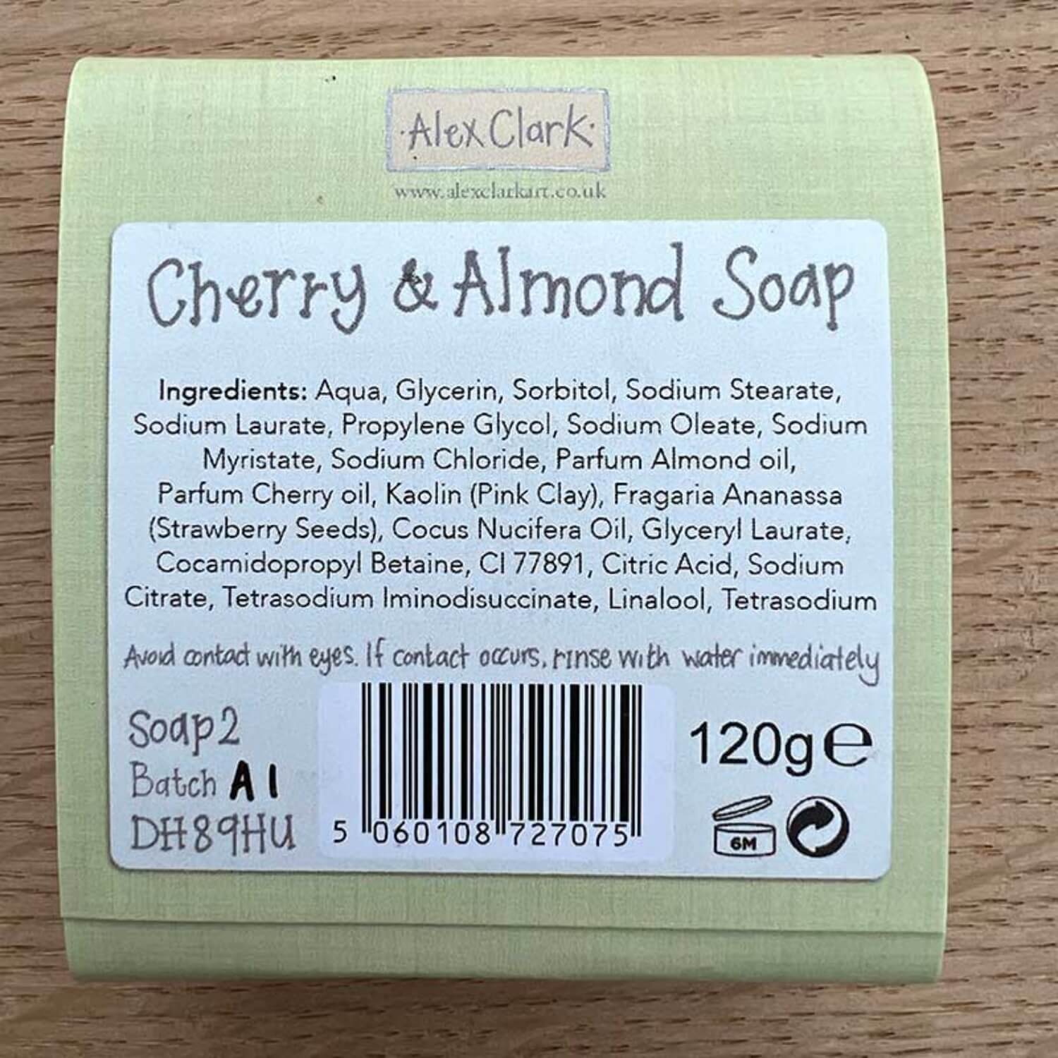 Alex Clark Summer Picnic Handmade Soap - Cherry & Almond - Image 2