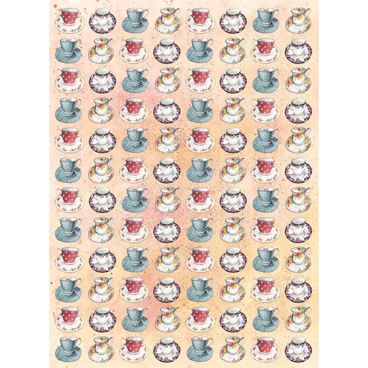 Alex Clark Tea Towel - Teacups