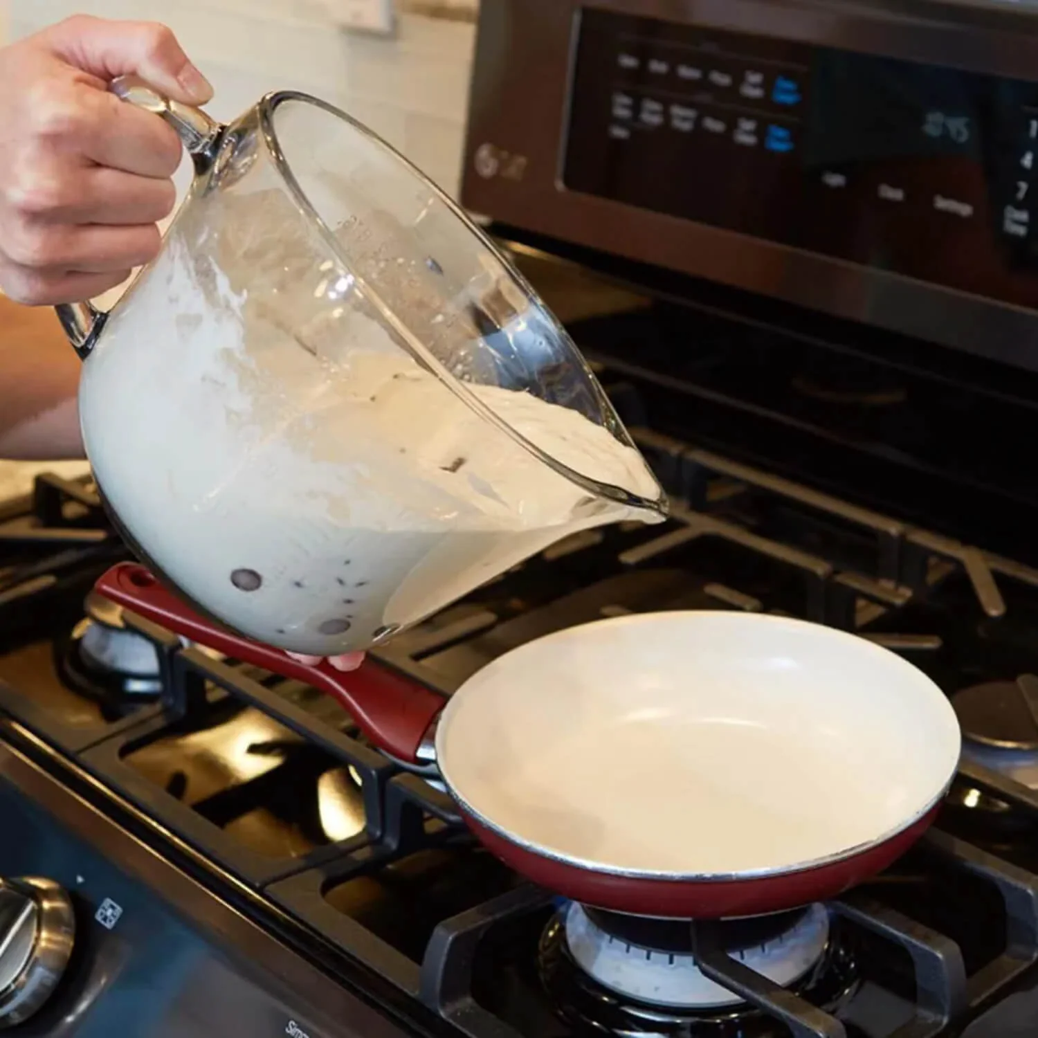 Anchor Hocking 2 Litre Glass Batter Bowl - Image 3