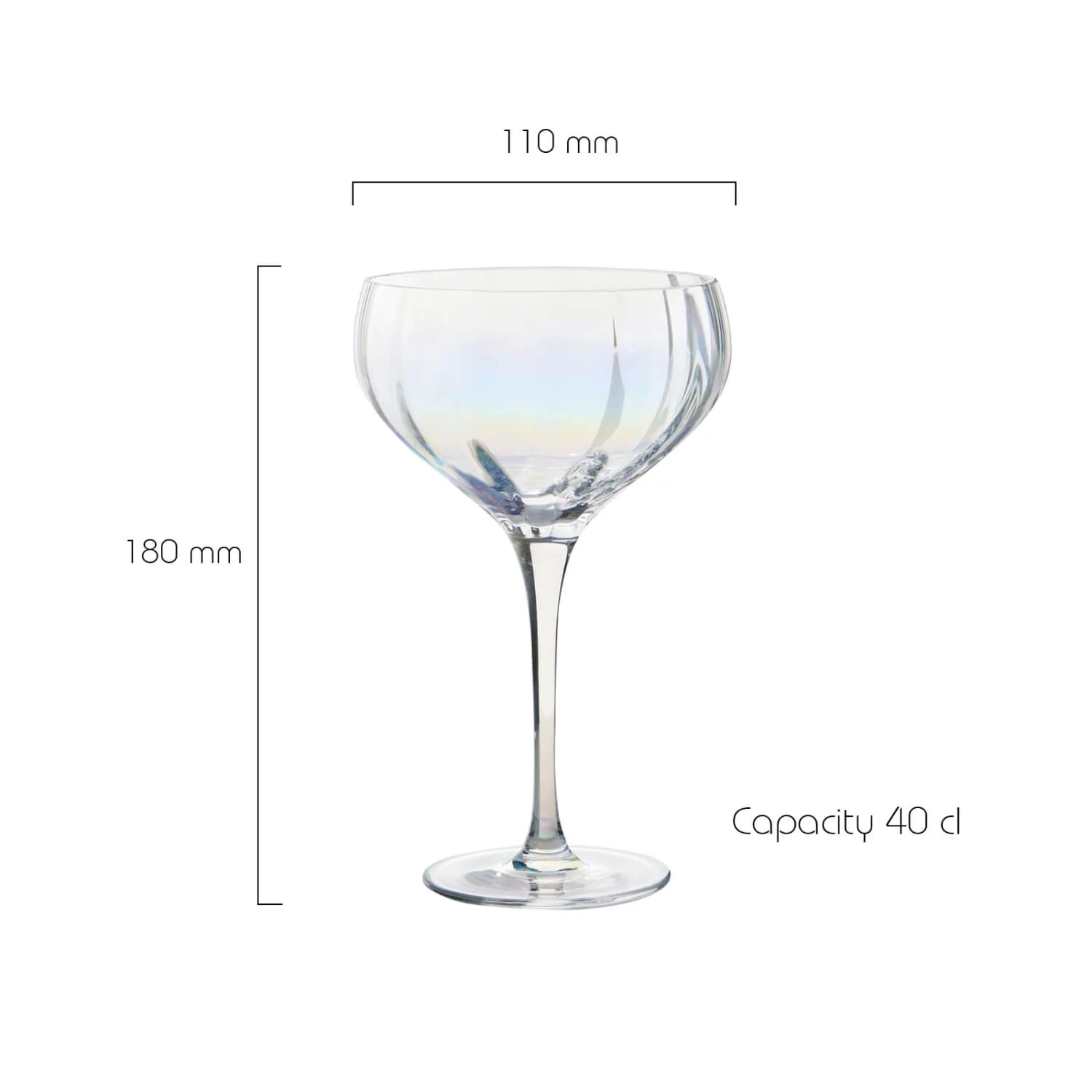 Anton Studio Designs 2-Piece 400ml Champagne Saucers - Palazzo - Image 5