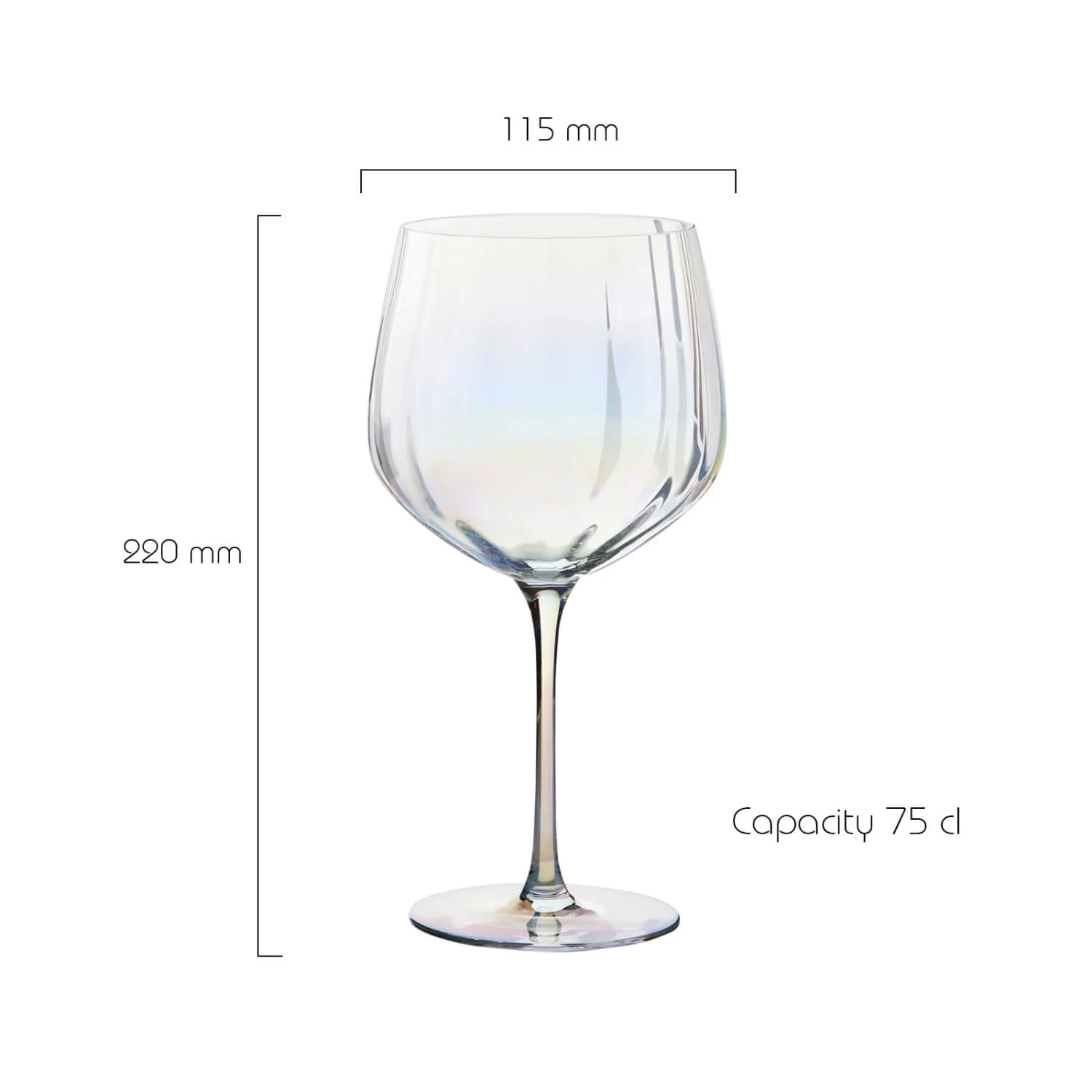 Anton Studio Designs 2-Piece 750ml Gin Glasses - Palazzo - Image 6