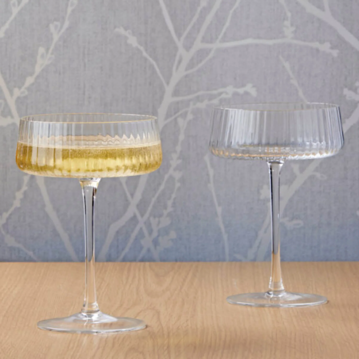 Anton Studio Designs 2-Piece Champagne Saucer Set - Empire - Image 3