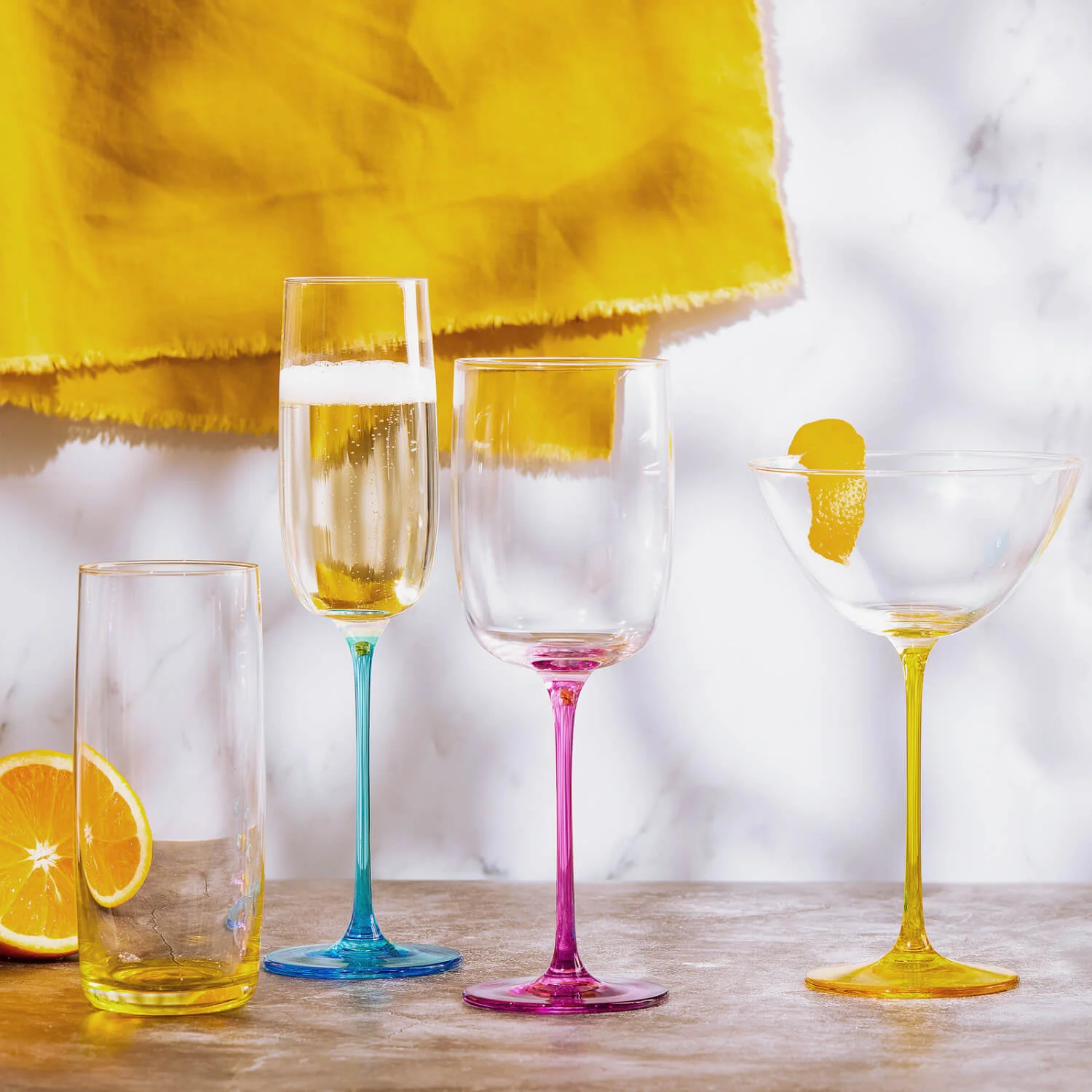 Anton Studio Designs 4-Piece 200ml Champagne Flutes - Gala - Image 7