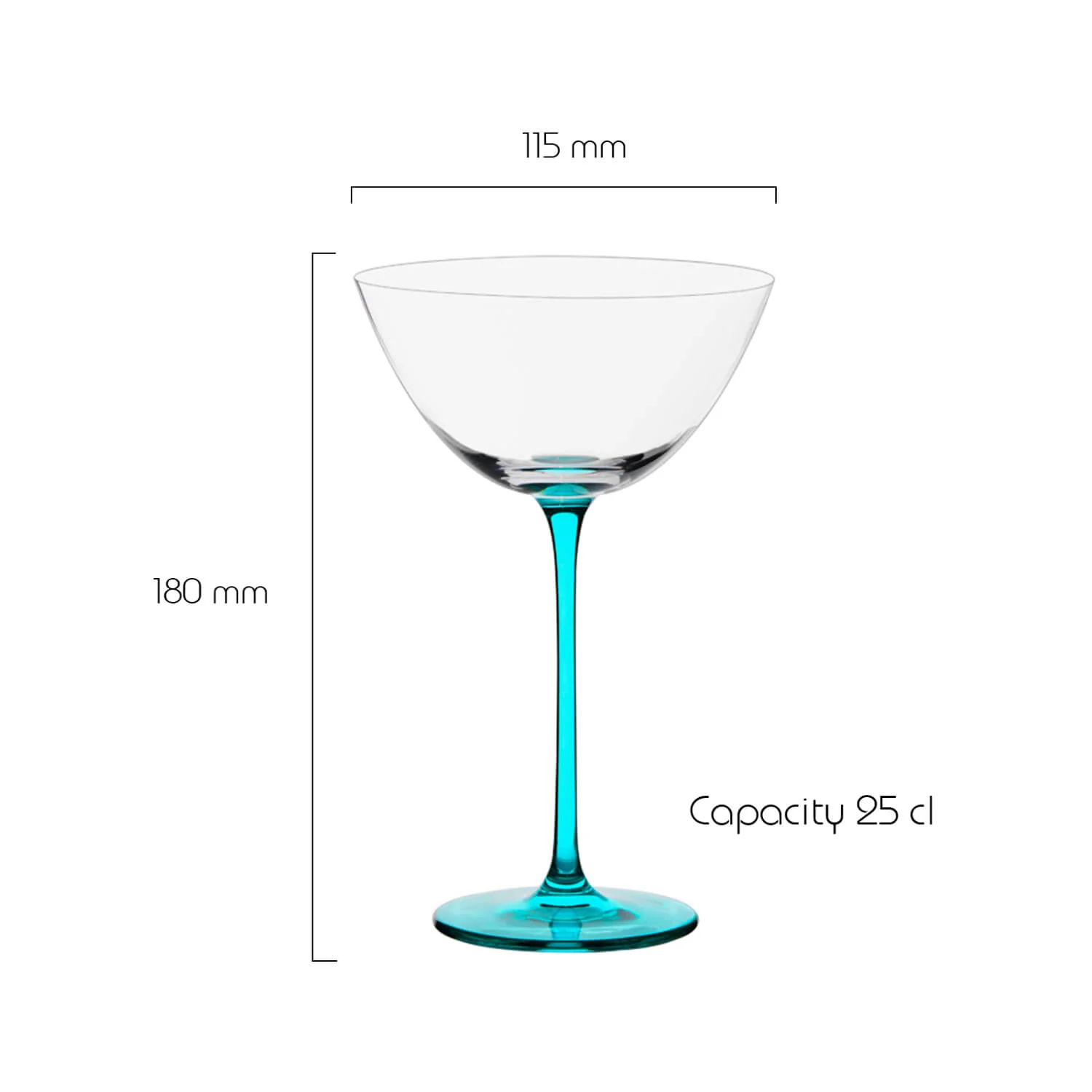 Anton Studio Designs 4-Piece 250ml Cocktail Glasses - Gala - Image 9