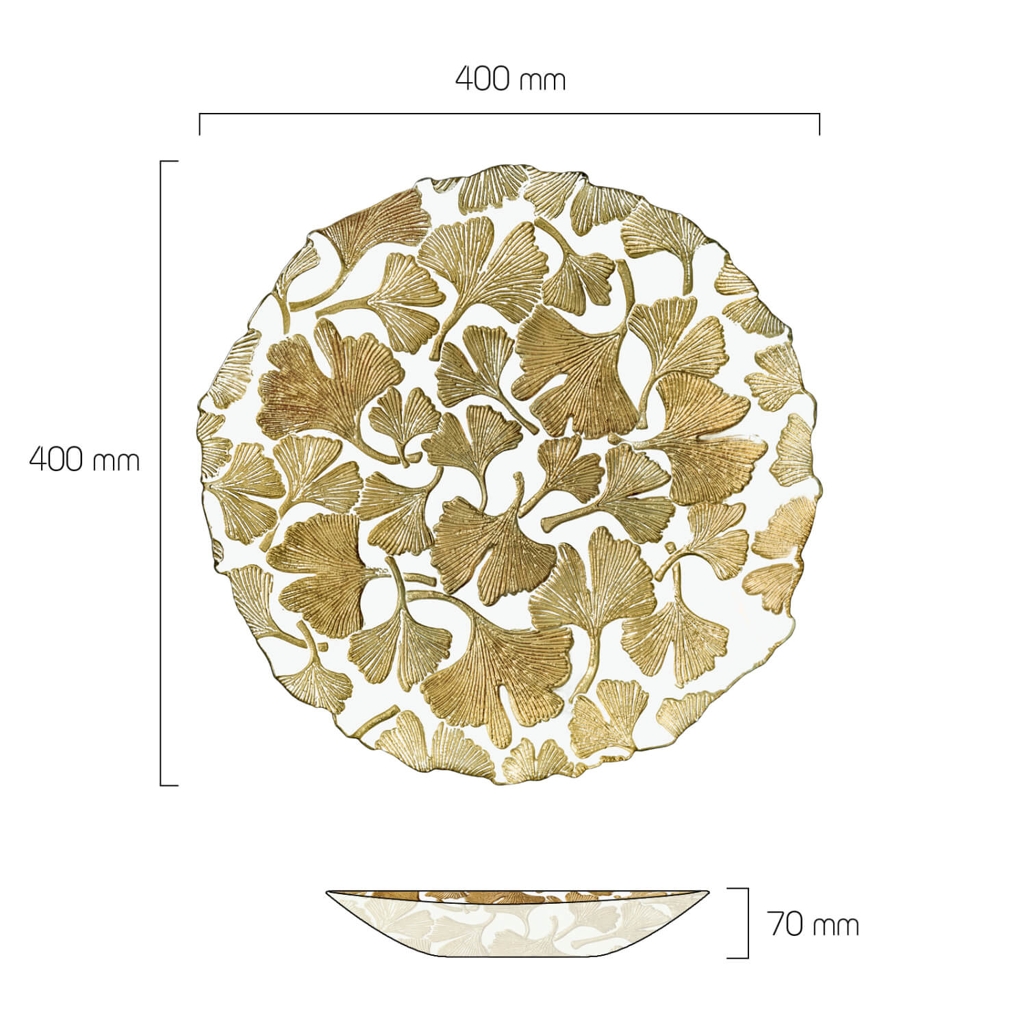 Anton Studio Designs Gingko Bowl - 40cm - Image 3