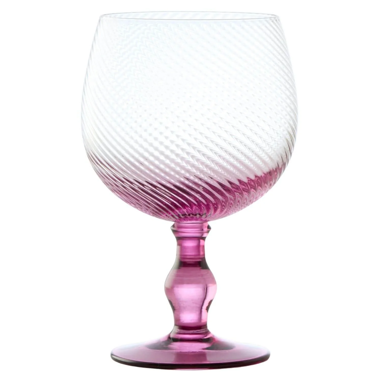 Anton Studios Design Swirl 4 Piece Gin Glass Set - Image 4