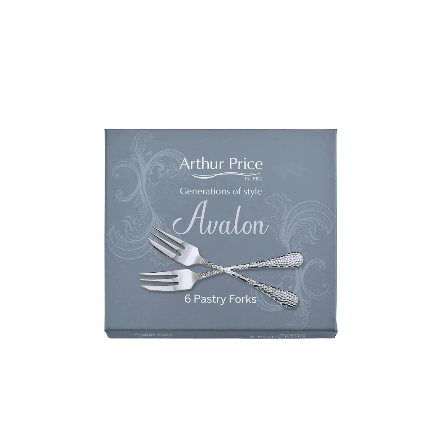 Arthur Price Avalon Stainless Steel Pastry Forks - Set of 6 - Image 3
