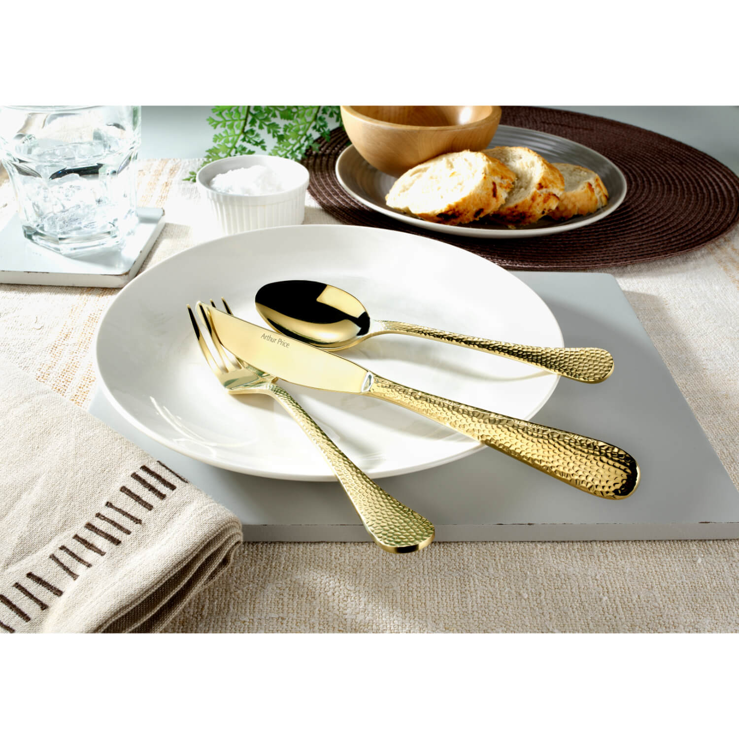 Arthur Price Champagne Avalon Stainless Steel Cutlery Set - 60-Piece - Image 3