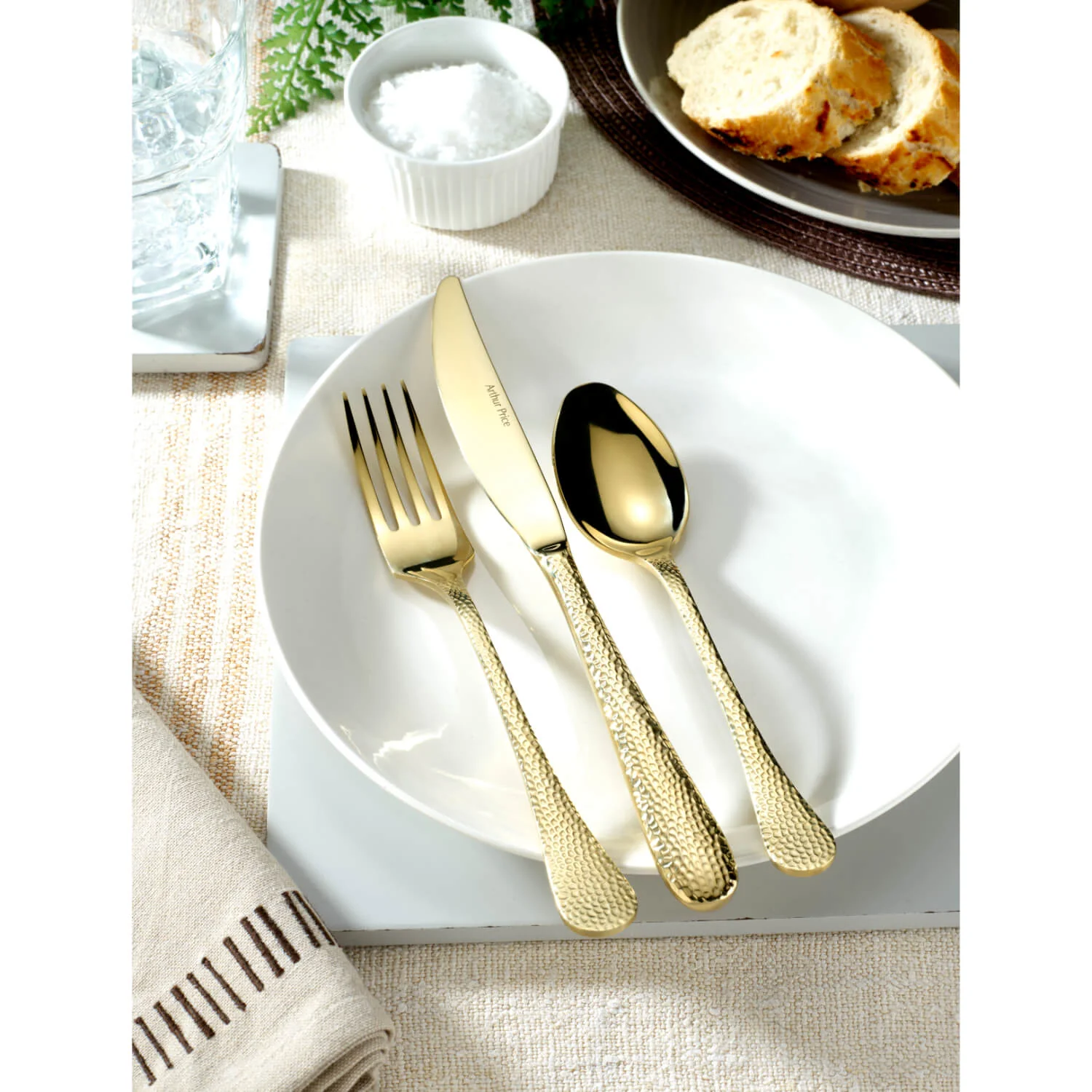 Arthur Price Champagne Avalon Stainless Steel Cutlery Set - 60-Piece - Image 4