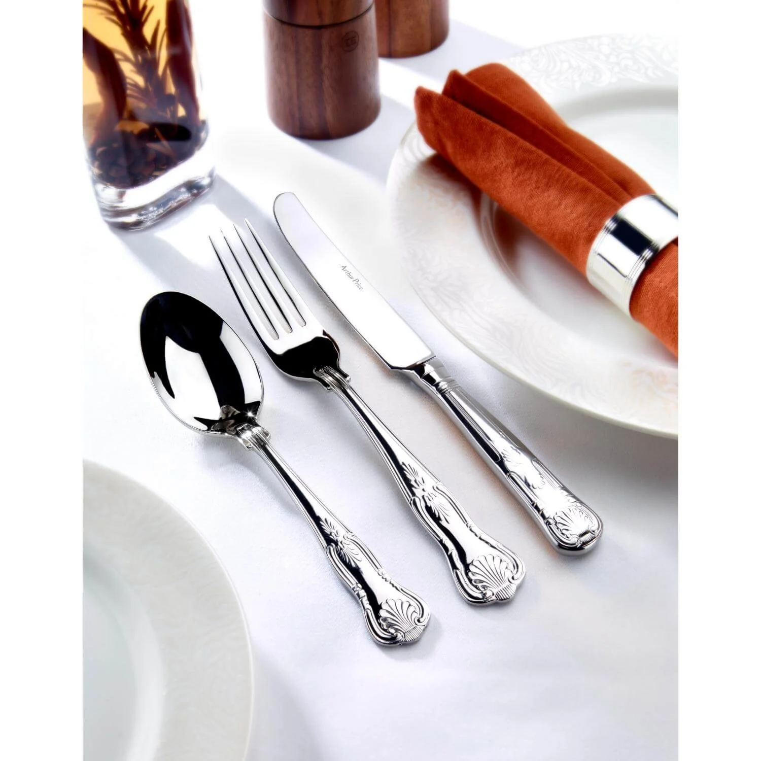 Arthur Price Everyday Classic Kings Stainless Steel Cutlery Set - 32-Piece - Image 5