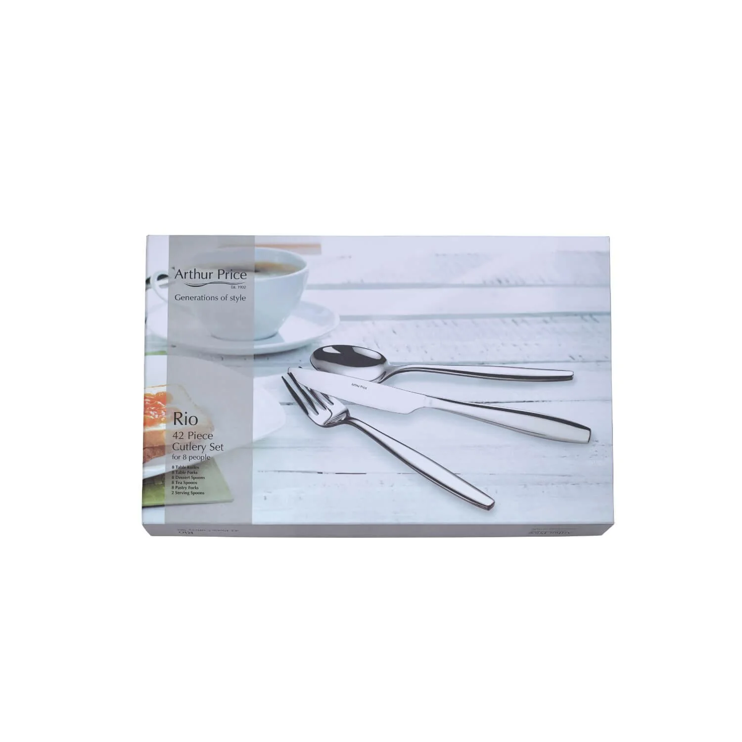 Arthur Price Rio Cutlery Set - 42 Piece - Image 2