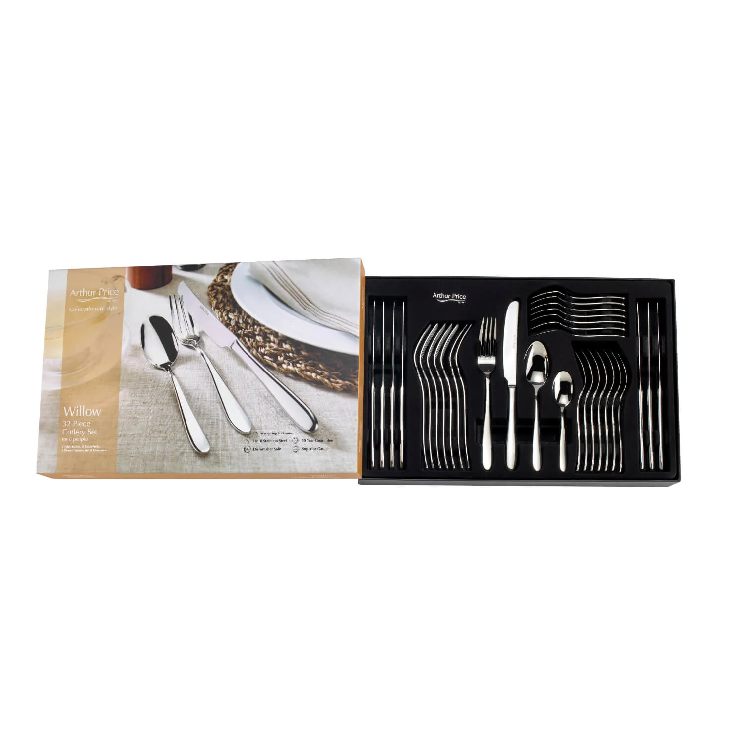 Arthur Price Willow Cutlery Set - 32 Piece - Image 4