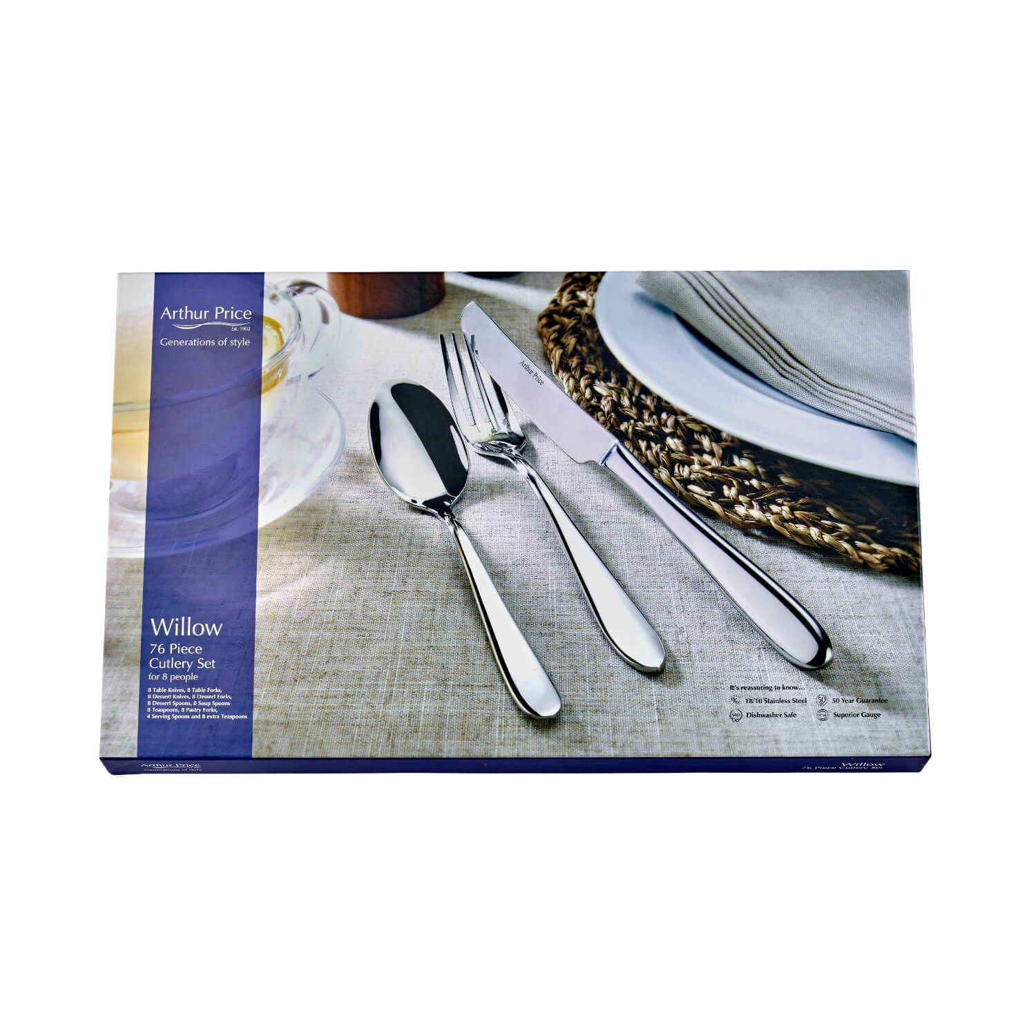 Arthur Price Willow Cutlery Set - 76 Piece - Image 4
