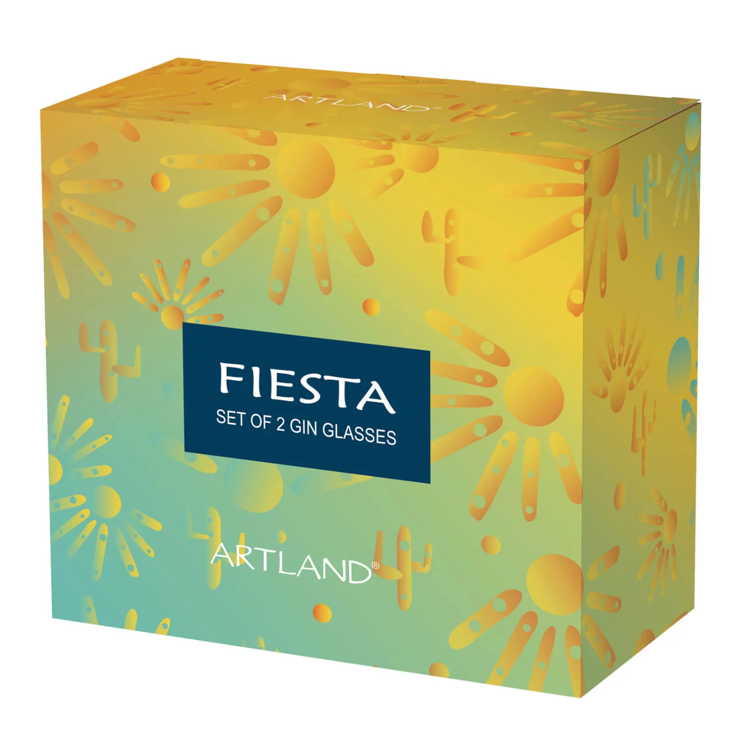 Artland Fiesta 2-Piece 70cl Gin Glasses Set - Image 4