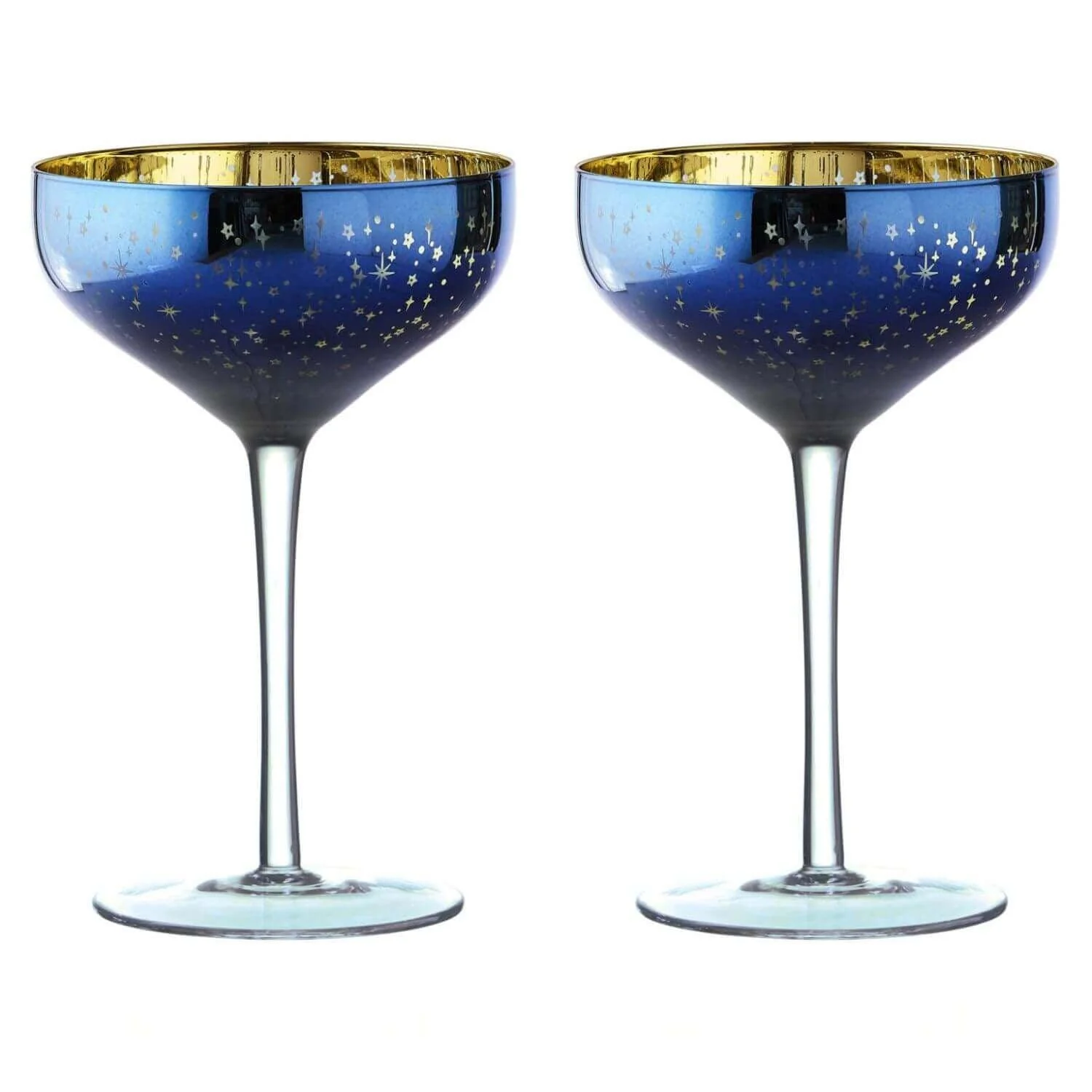 Artland Galaxy Champagne Saucers - Set of 2