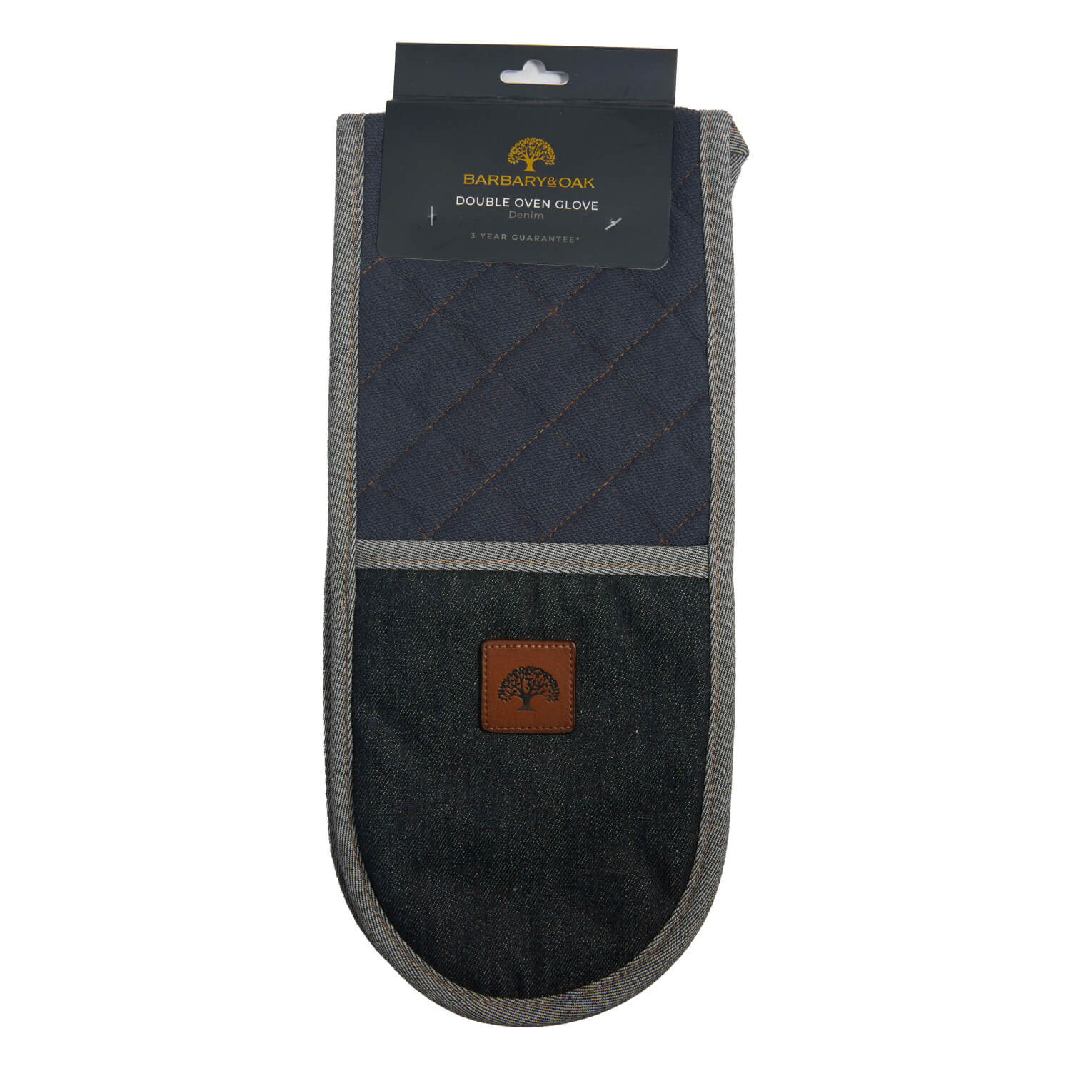 Barbary & Oak Denim Double Oven Glove - Image 5